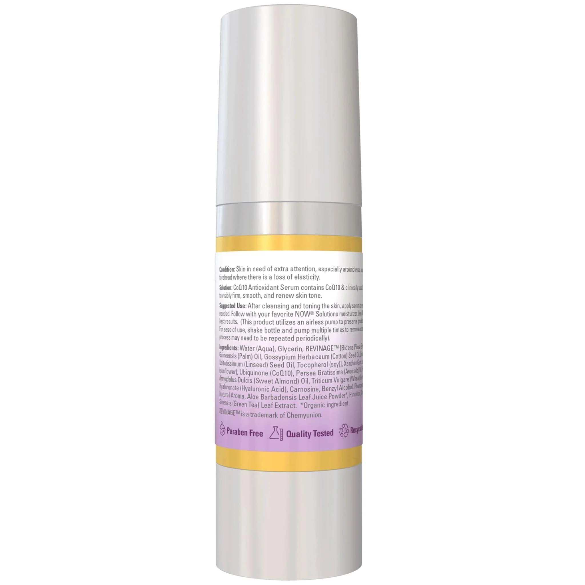 NOW CoQ10 Age Defying Antioxidant Serum, 30ml - Image 3
