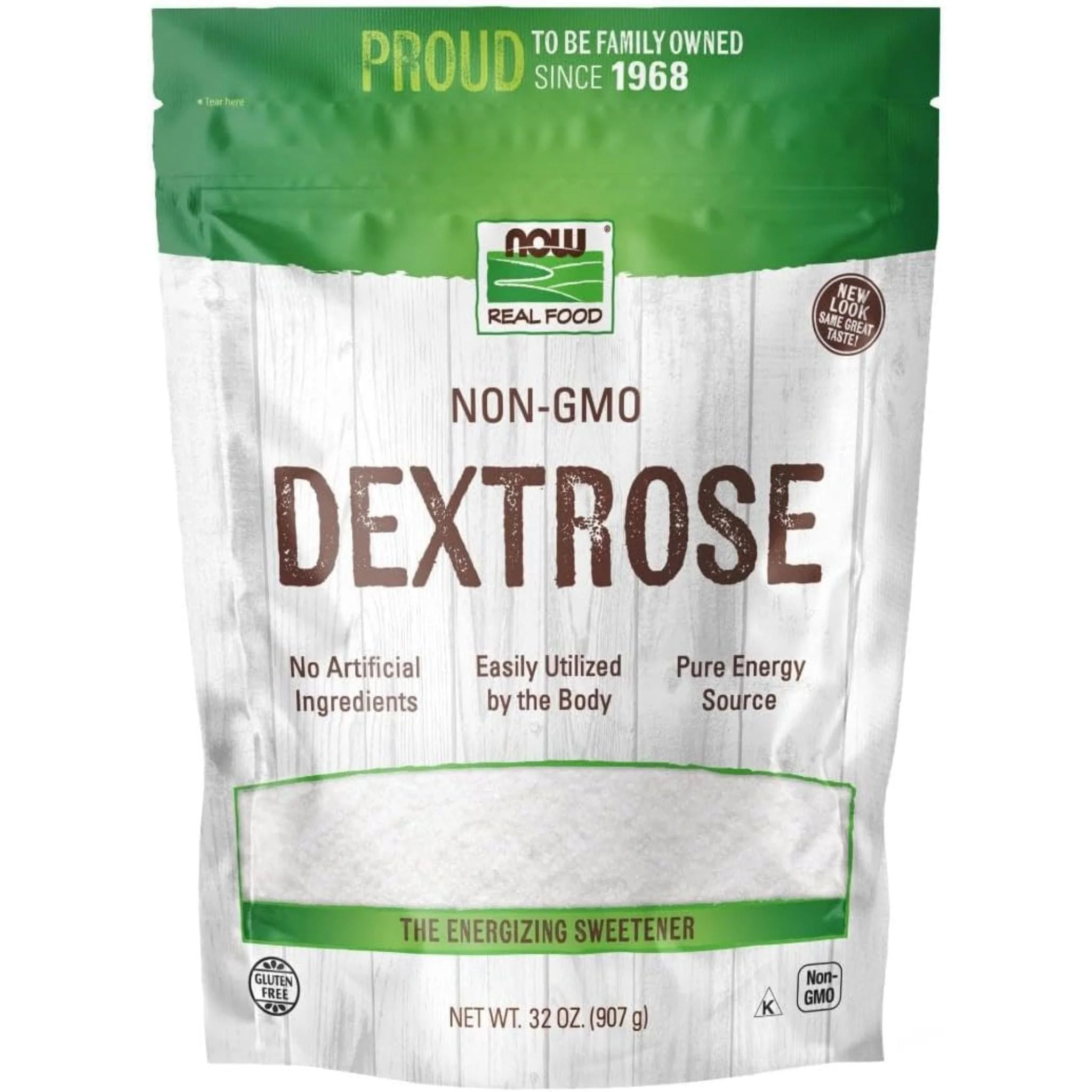 NOW Dextrose Powder (100% Pure and Non-GMO), 907g - Image 2