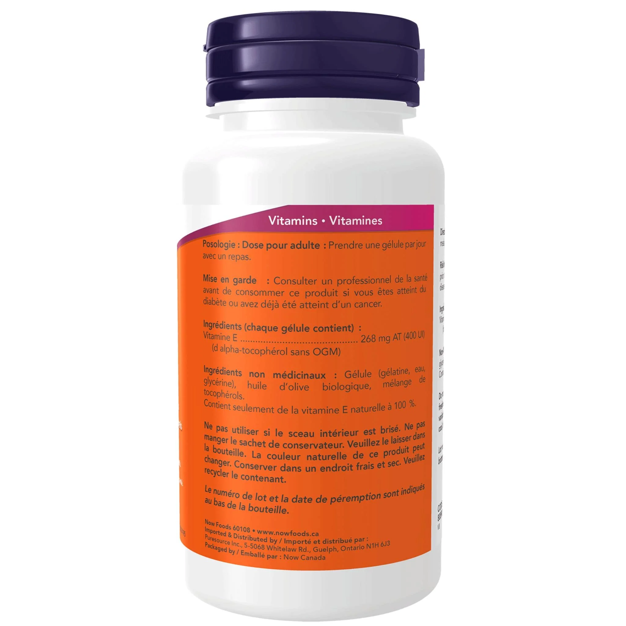 NOW E-400 IU D-Alpha with Mixed Tocopherols and Selenium, 100 Softgels - Image 4