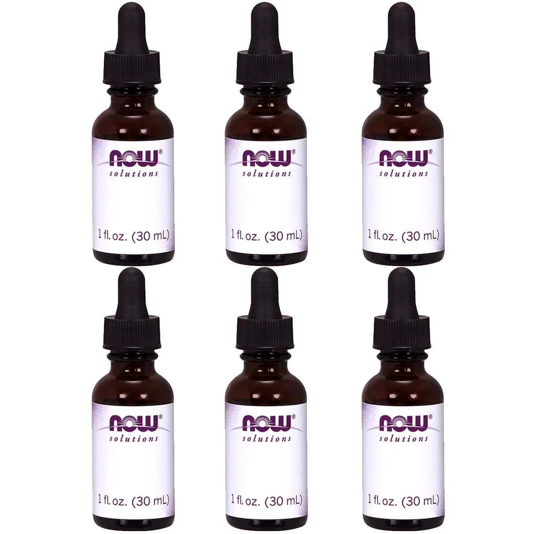 NOW Empty Amber Glass Bottles with Dropper CLEARANCE 50% Off Final Sale - Image 2