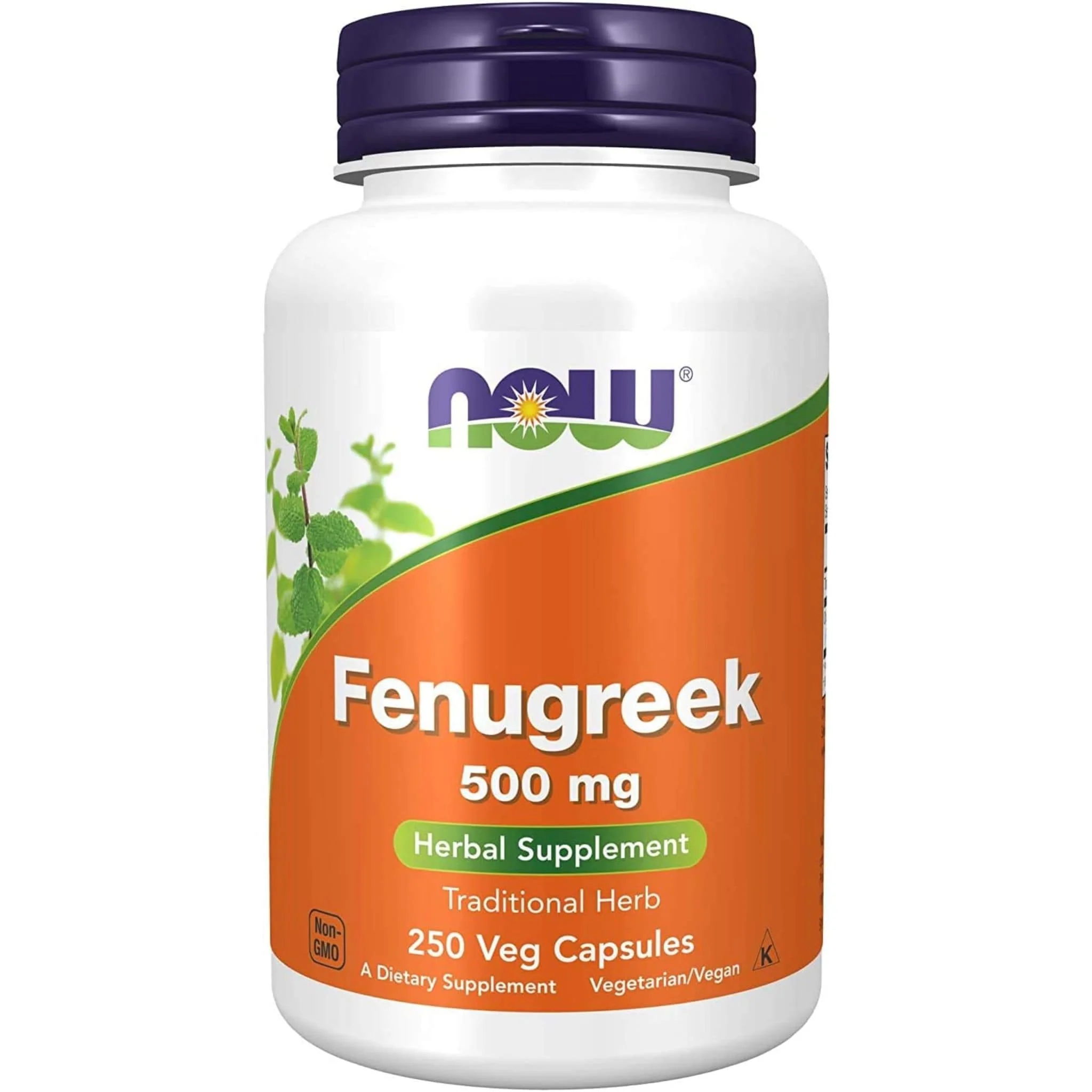 NOW Fenugreek 500mg Capsules - Image 4