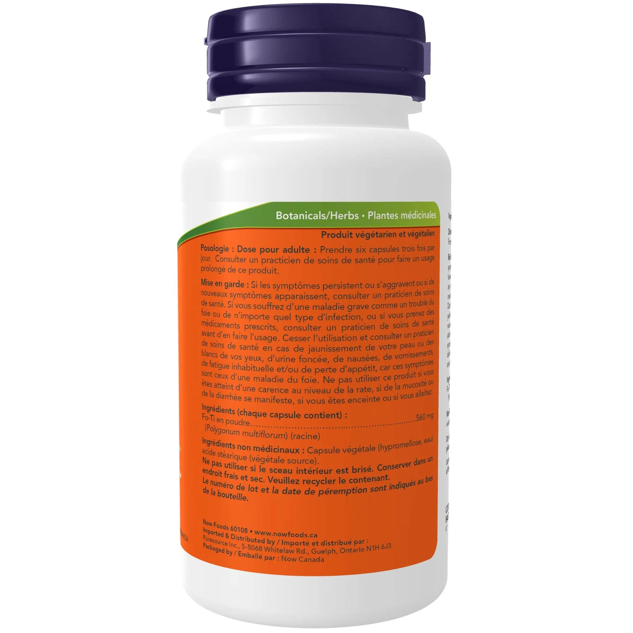 NOW Fo-Ti 560mg, Ho Shou Wu - Image 4