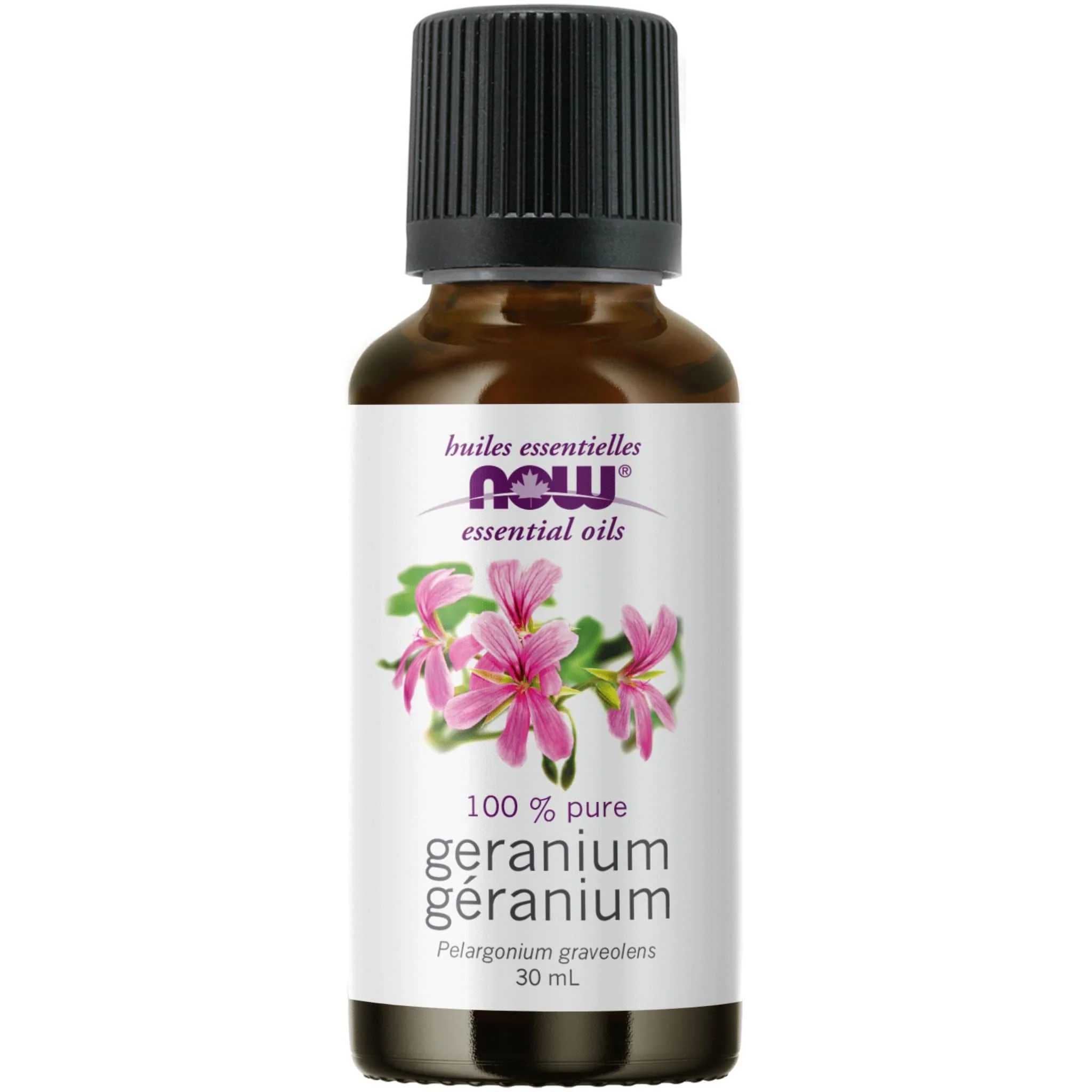 NOW Geranium Oil (Aromatherapy), 100% Pure, 30ml - Image 2
