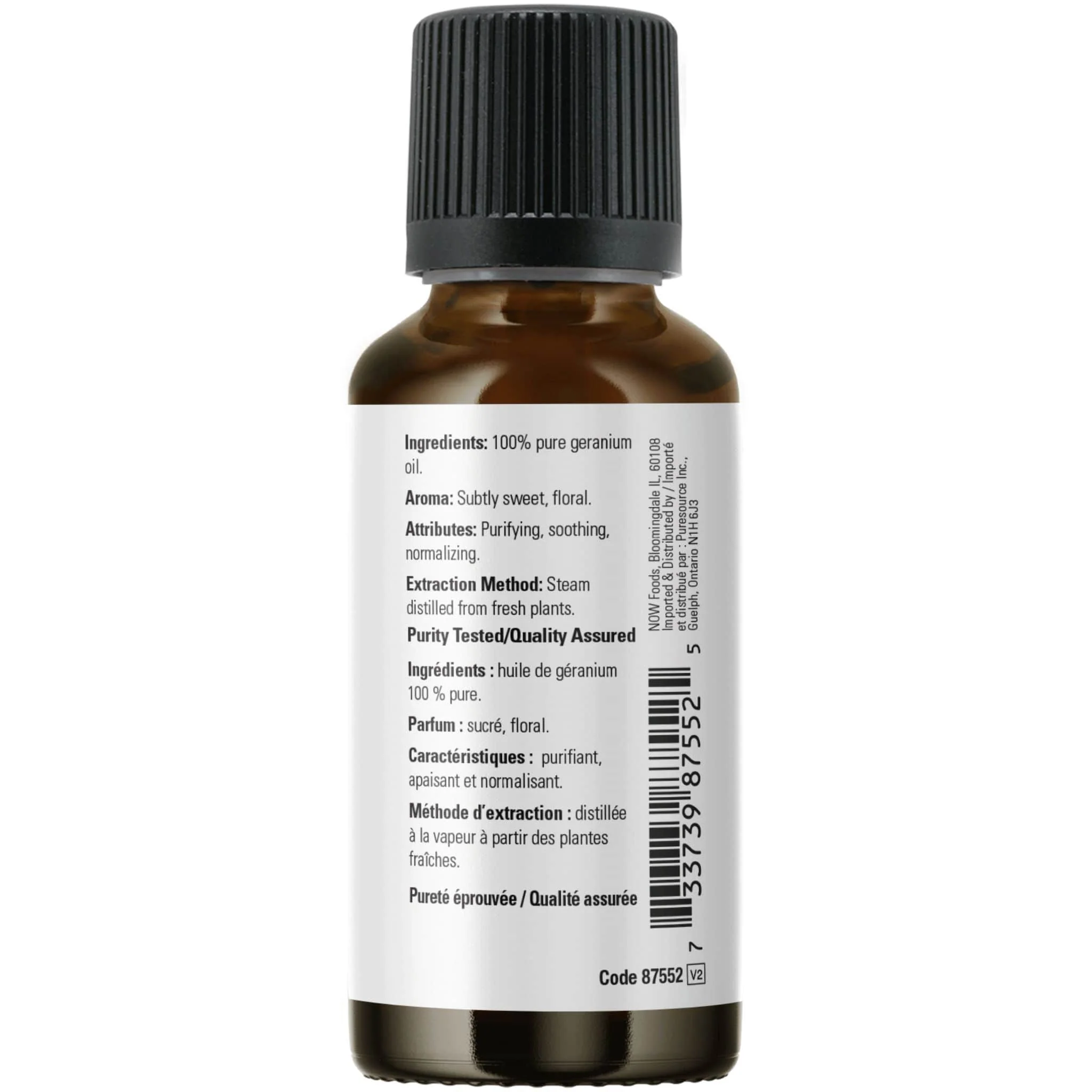 NOW Geranium Oil (Aromatherapy), 100% Pure, 30ml - Image 3
