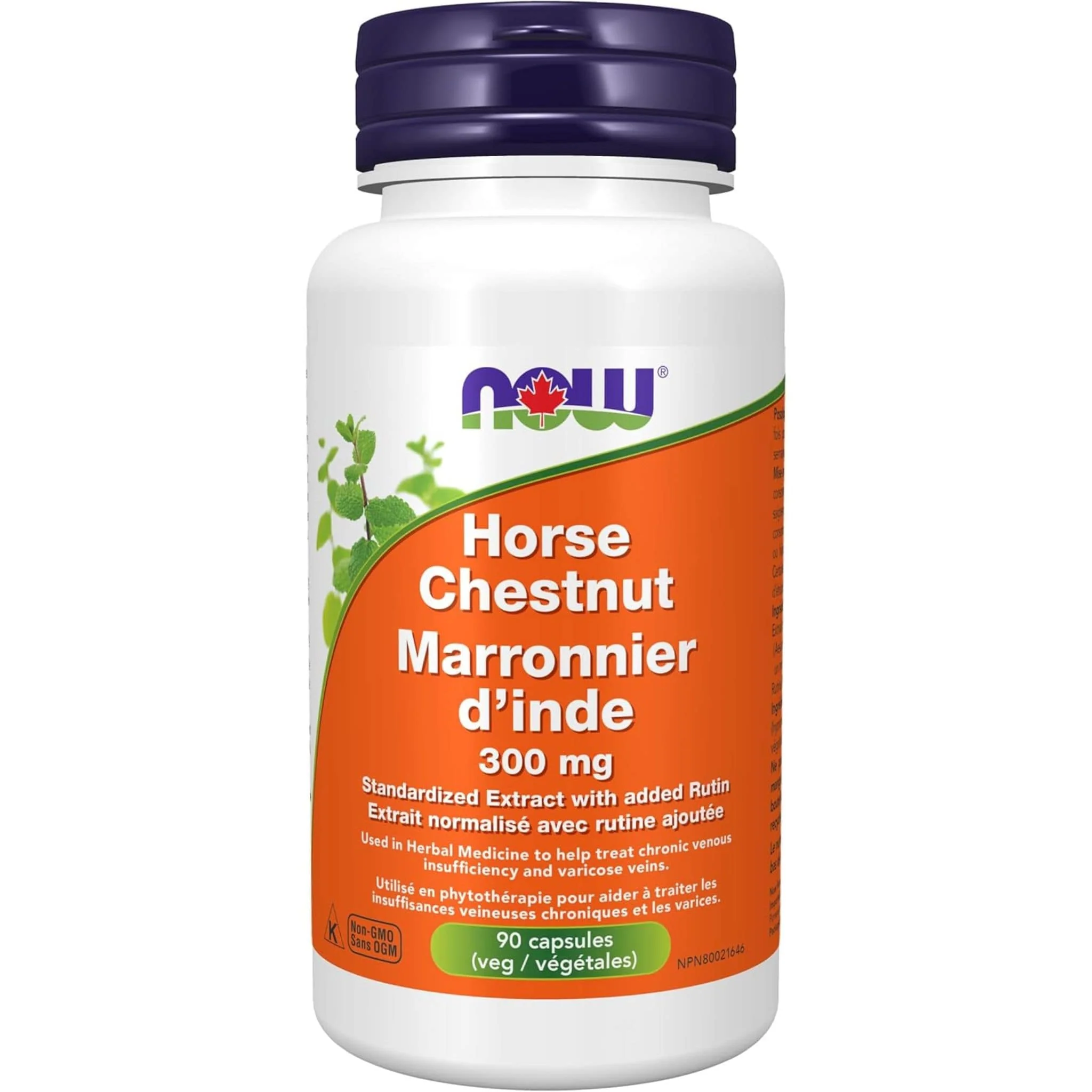 NOW Horse Chestnut, Standardized Extract, 300mg, 90 Capsules