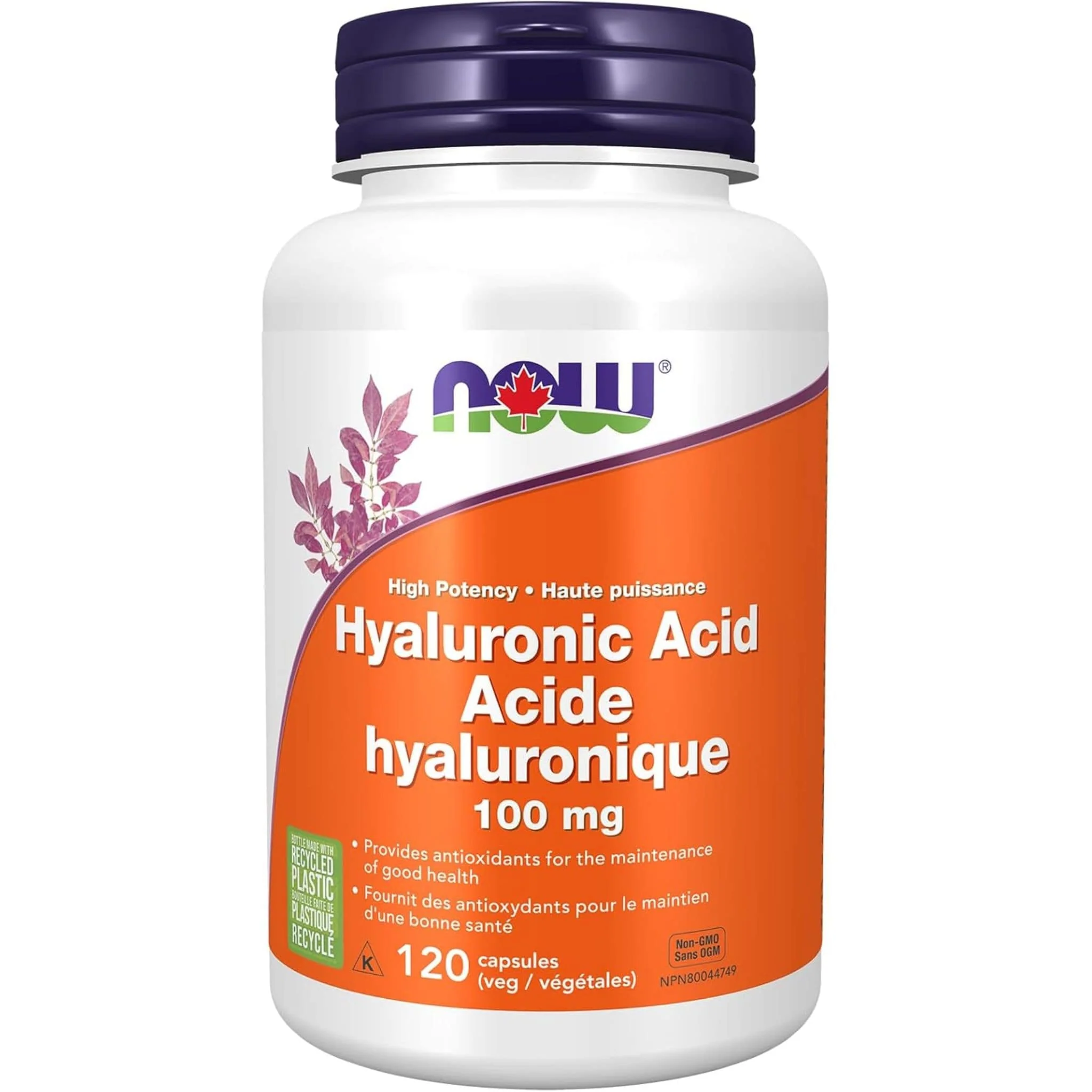 NOW Hyaluronic Acid 100mg, CLEARANCE PRICING 35% OFF Expires 09/2025