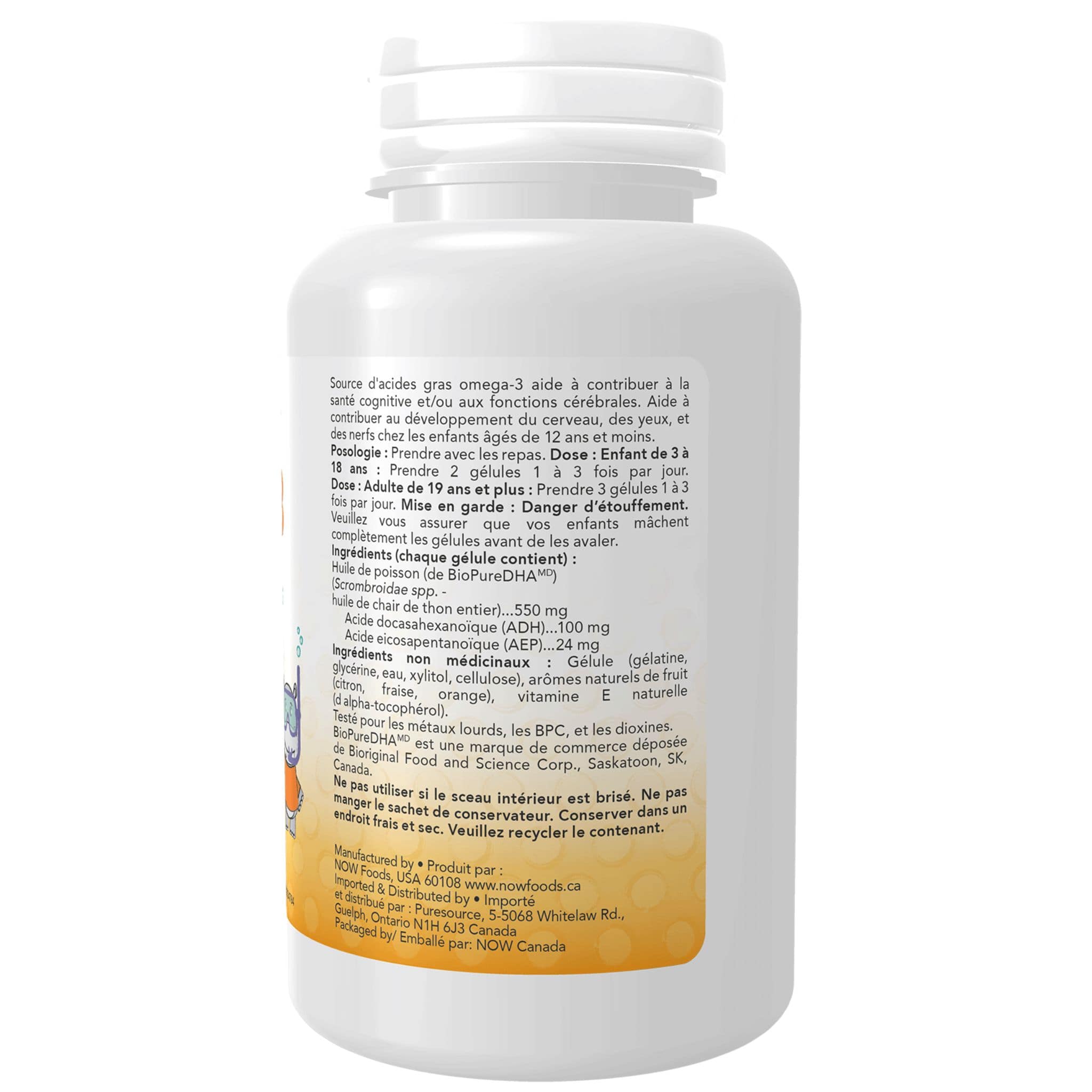 NOW Kids Omega-3 (Previously Squishy Fishies), Fish-Shaped, 100 Chewable Softgels - Image 2