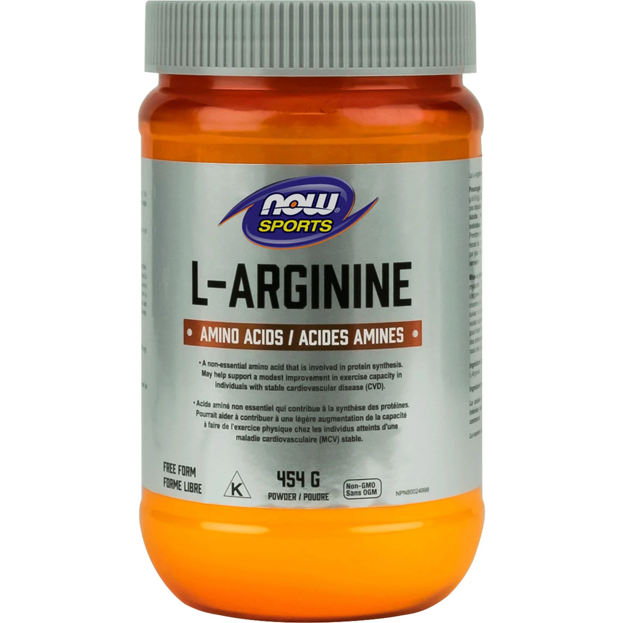 NOW L-Arginine Pure Powder, 454g - Image 2