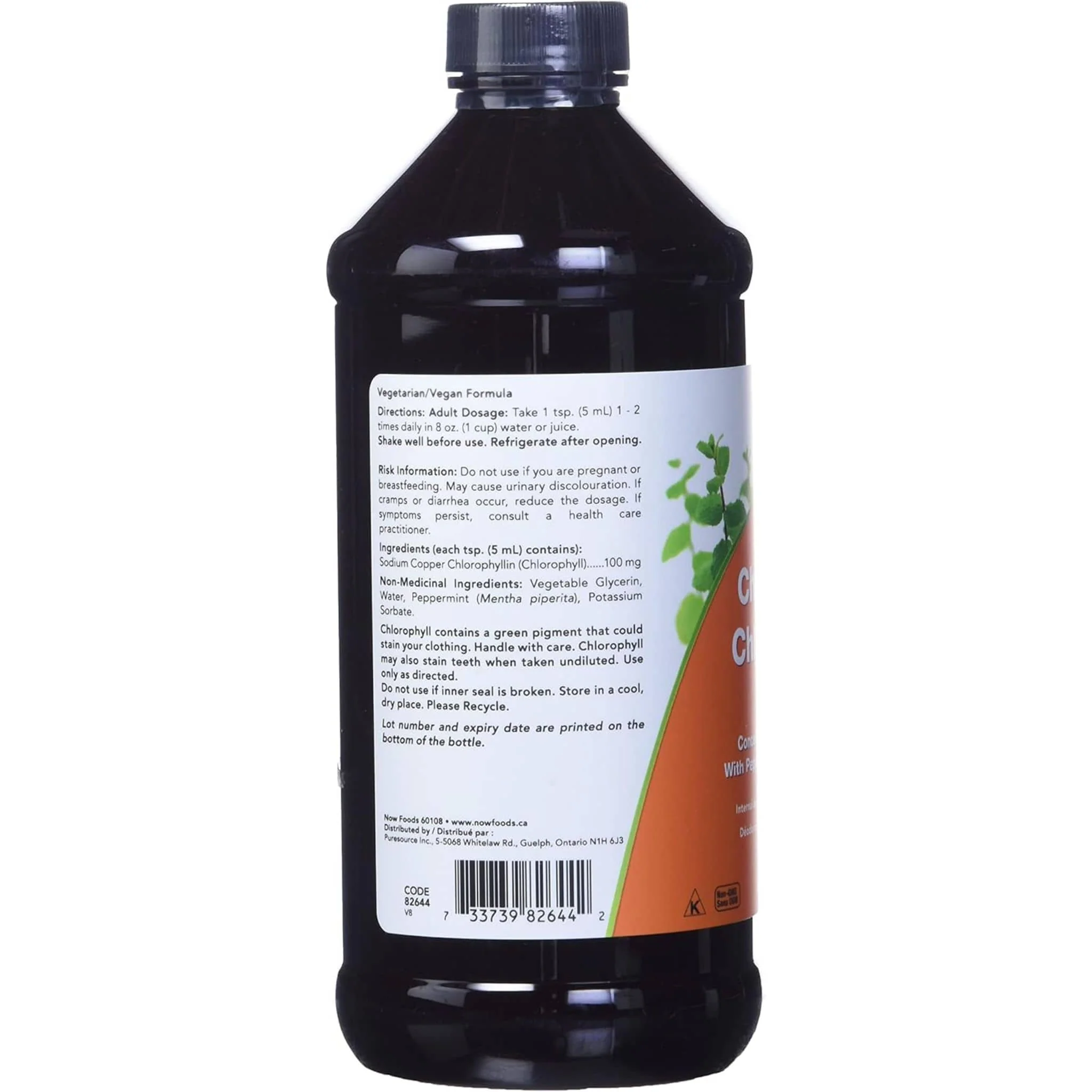 NOW Liquid Chlorophyll (Triple Strength), 473ml - Image 3