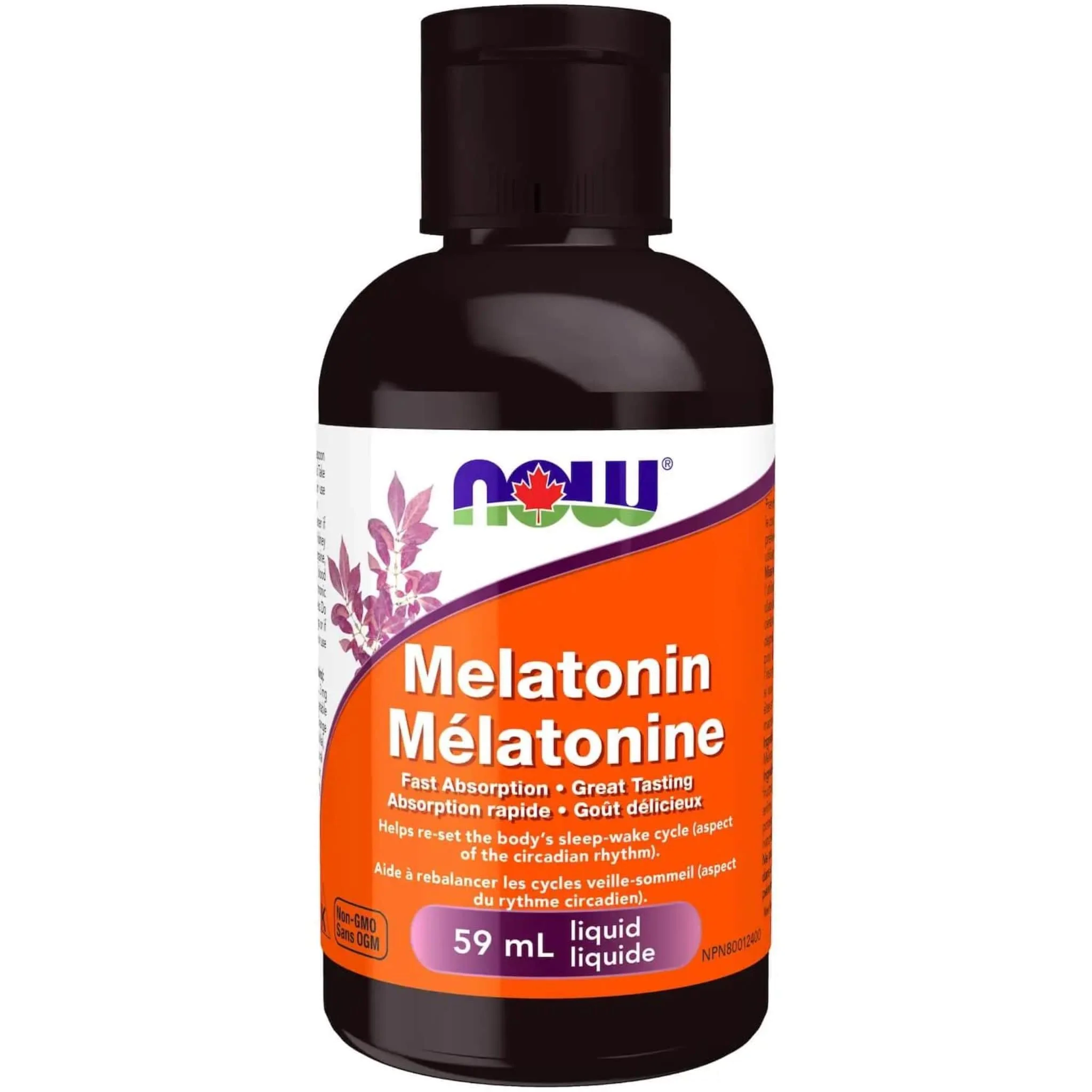 NOW Liquid Melatonin 3mg, 60ml - Image 2
