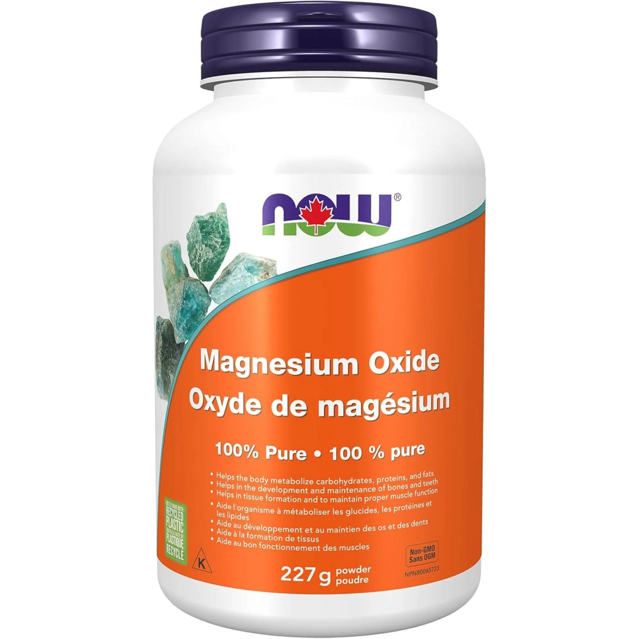 NOW Magnesium Oxide Powder, 227g