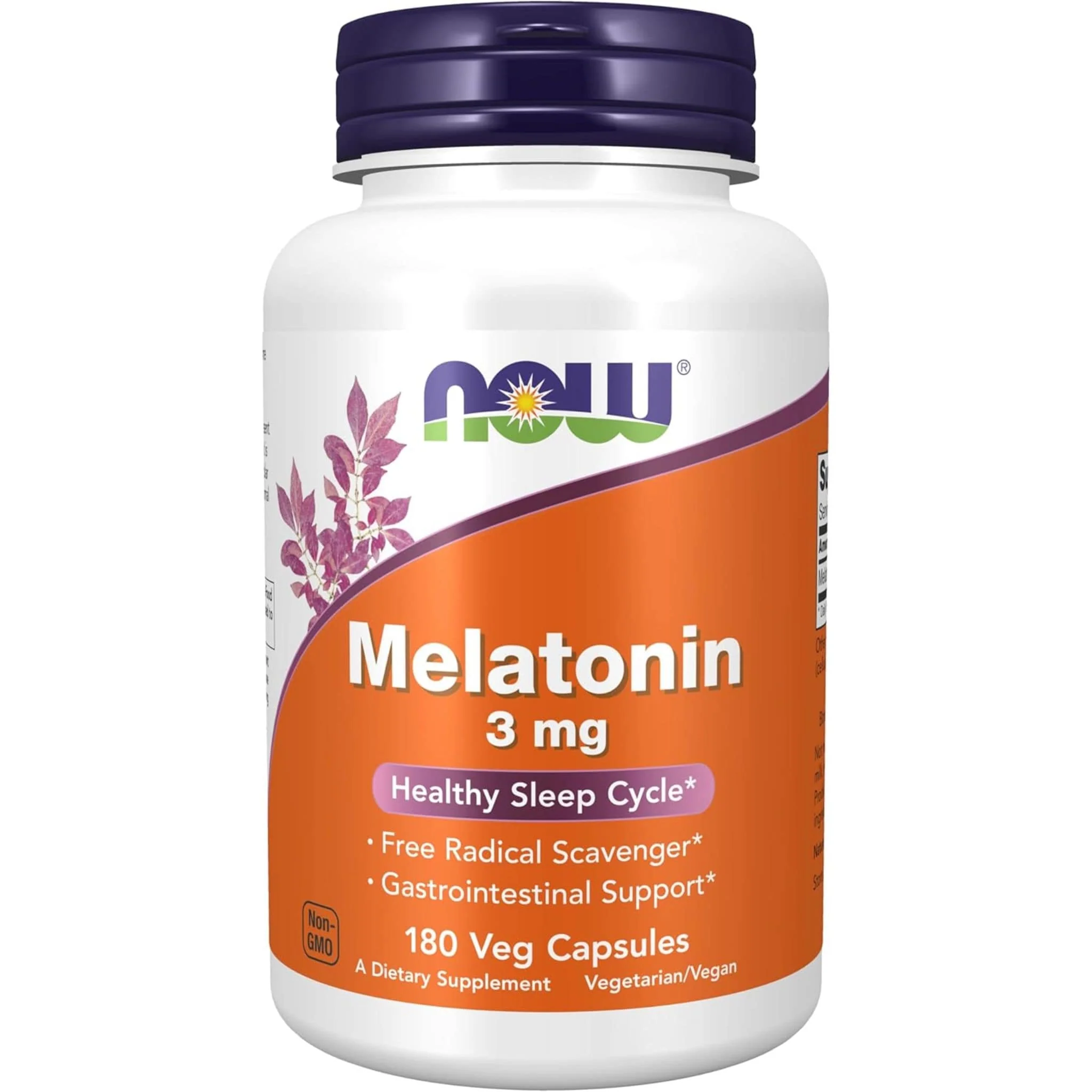 NOW Melatonin, 3mg - Image 8
