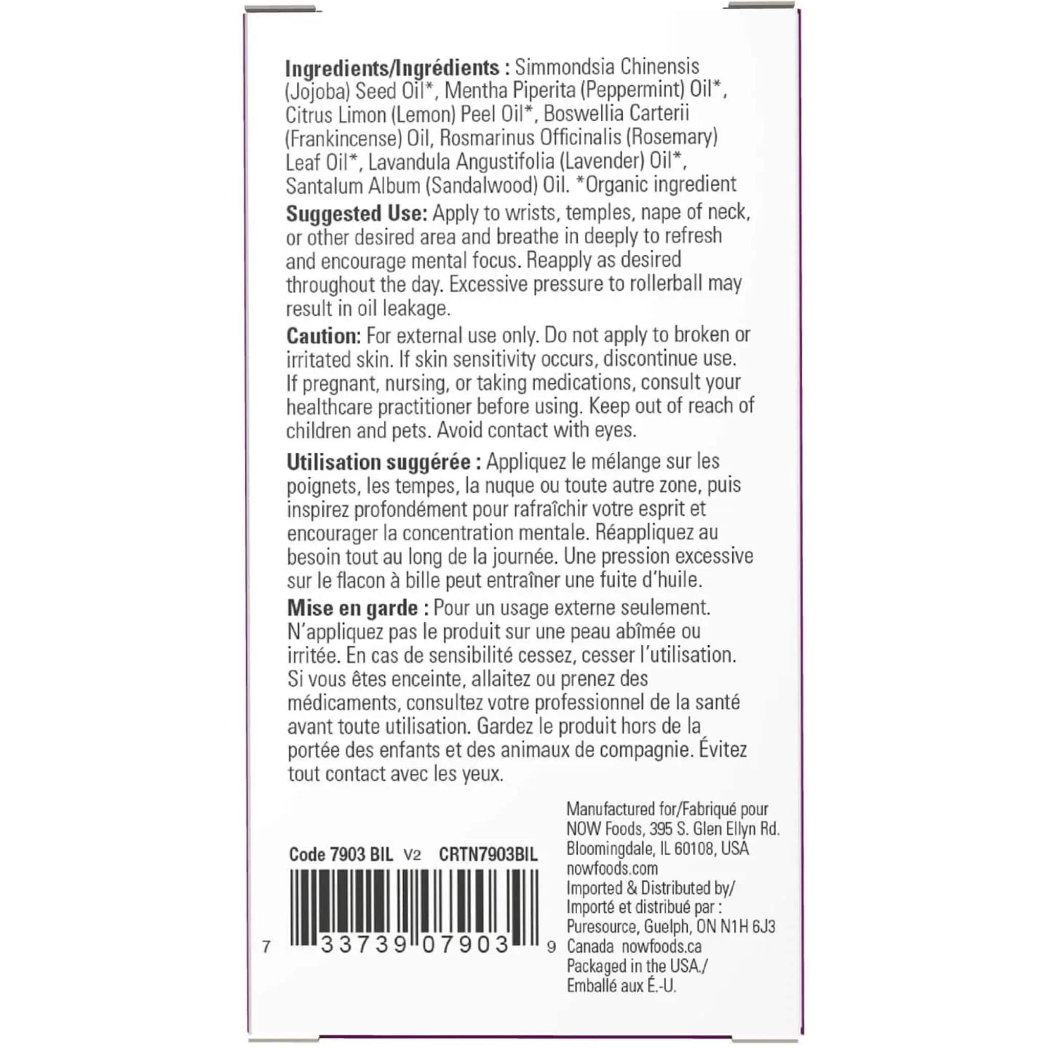 NOW Mind That Energy Essential Oil Blend Roll-On, 10ml - Image 4