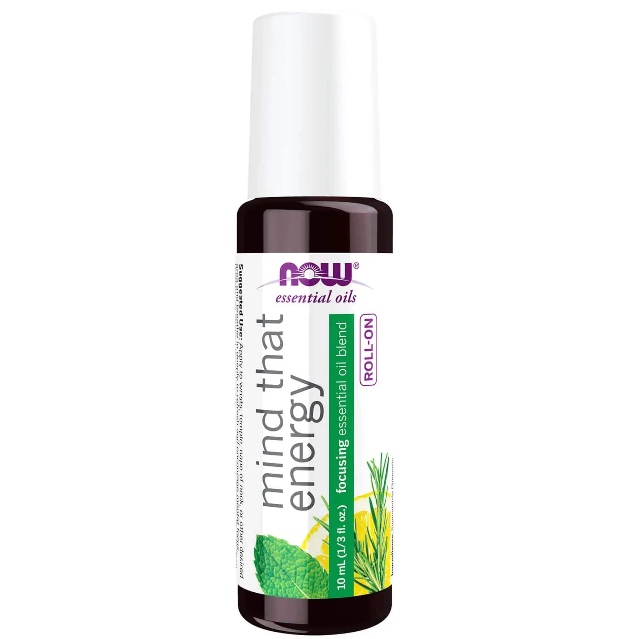 NOW Mind That Energy Essential Oil Blend Roll-On, 10ml - Image 5