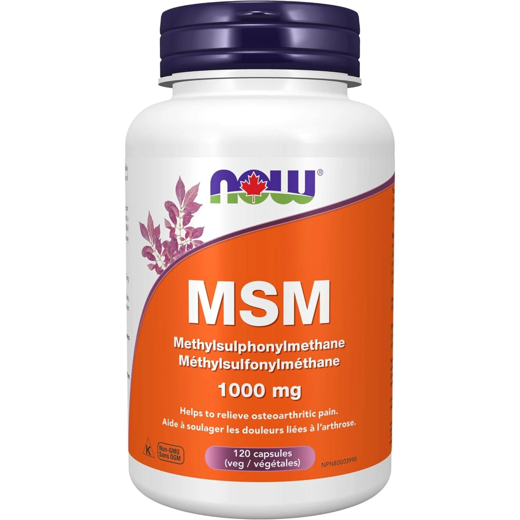 NOW MSM, 1000mg - Image 6