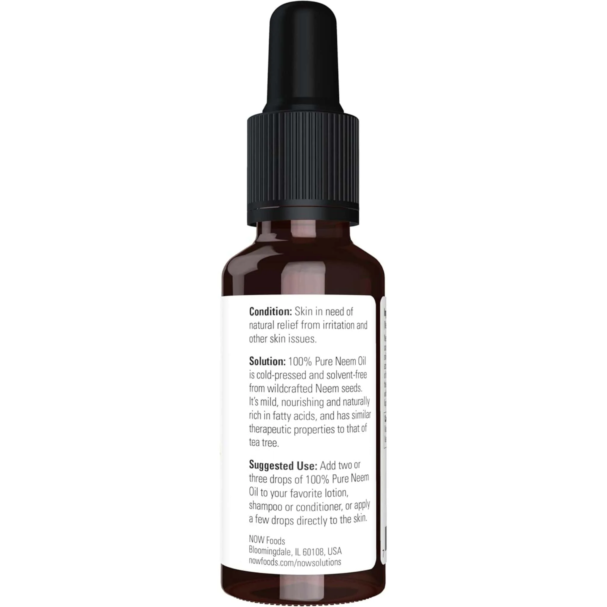 NOW Neem Oil Pure (Topical), 100% Pure & Natural, 30ml - Image 4