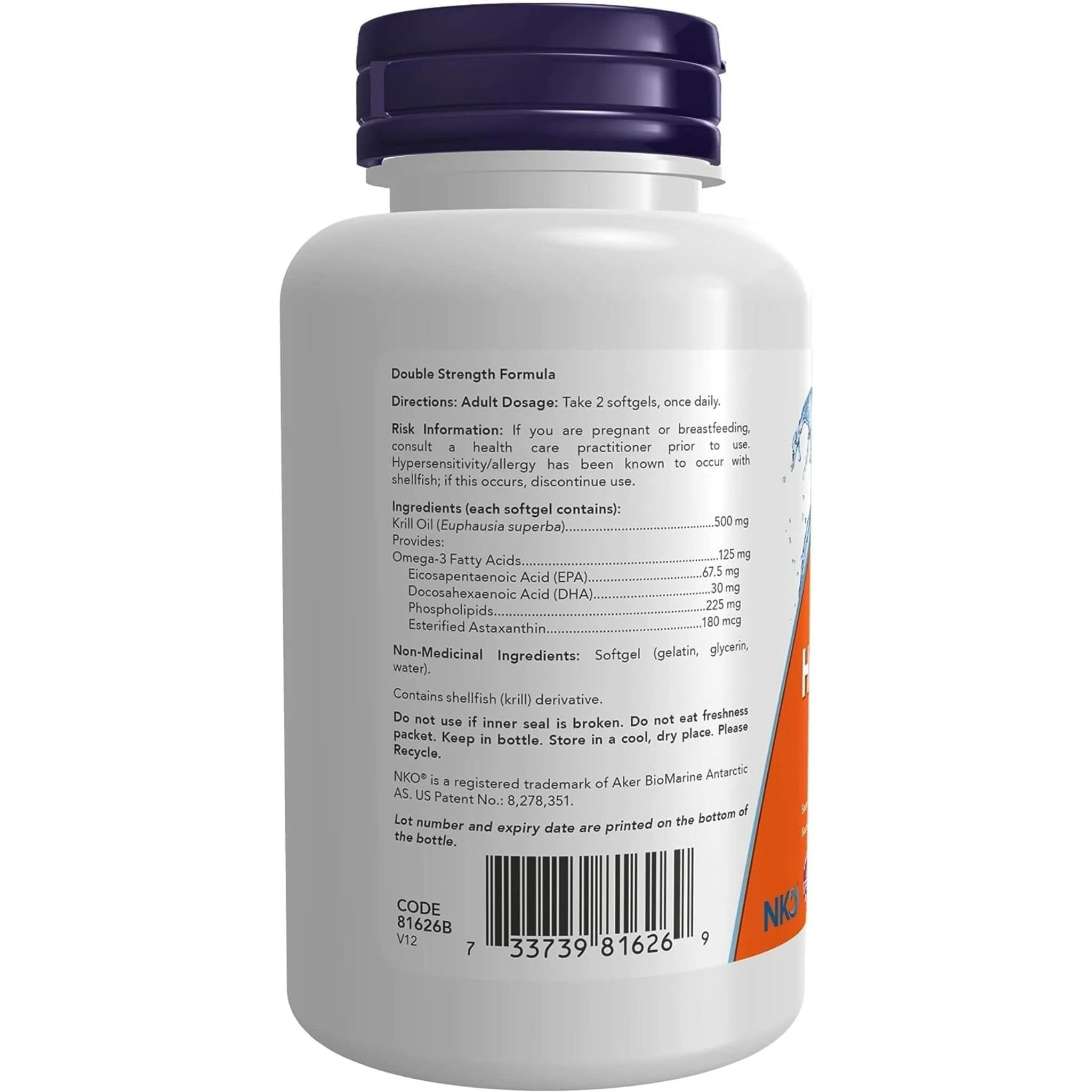 NOW Neptune Krill Oil 500mg (100% Pure NKO) - Image 6
