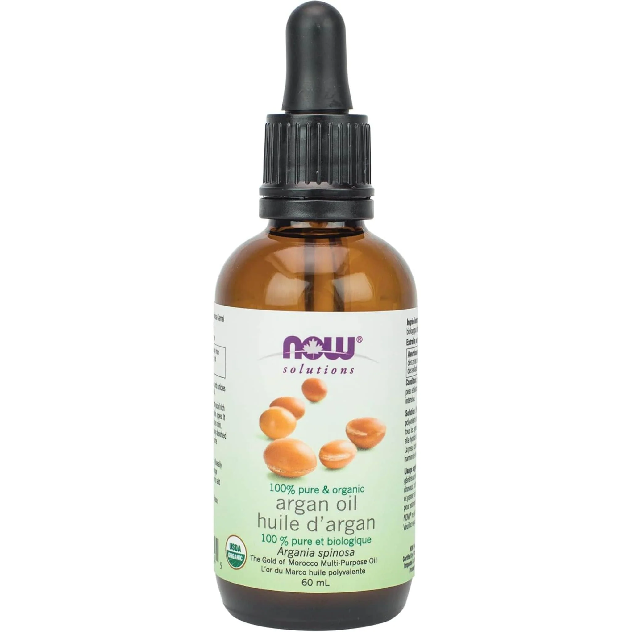 NOW Organic Argan Oil, 100% Pure, 60ml - Image 2
