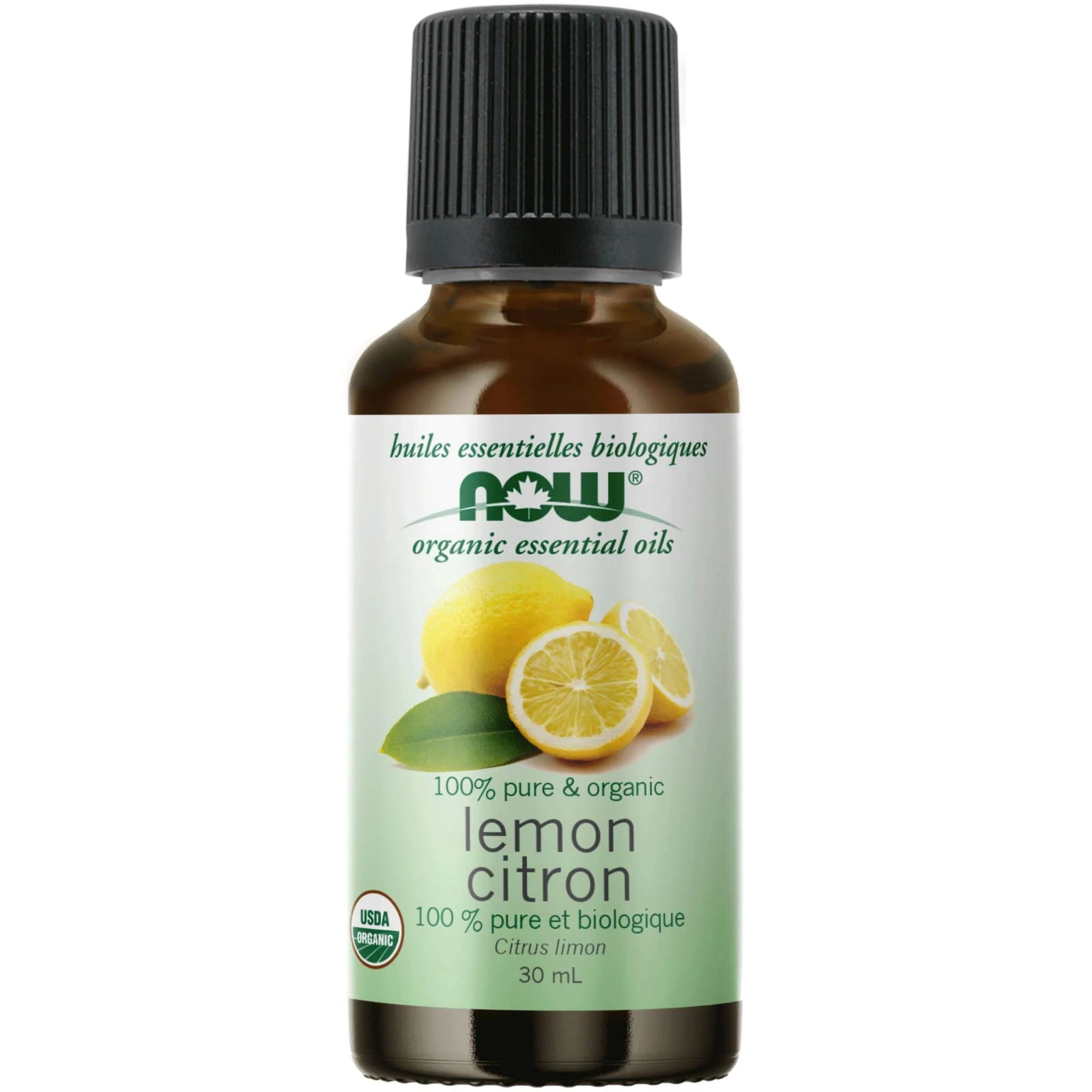 NOW Organic Lemon Oil (Aromatherapy), 100% Pure, 30ml