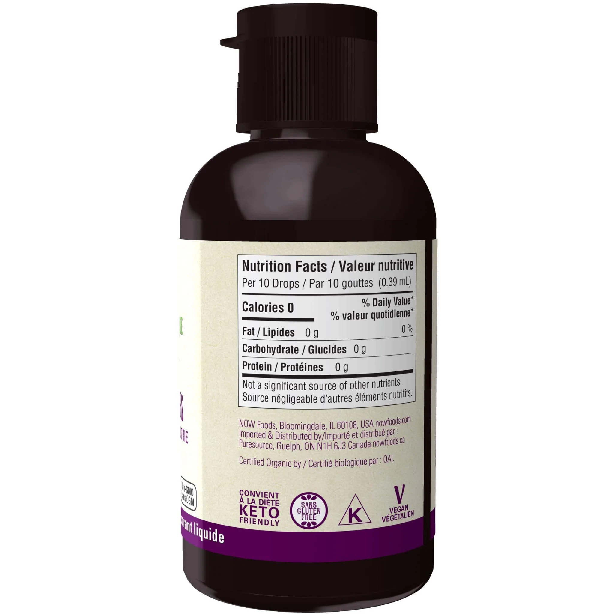 NOW Organic Monk Fruit Liquid Sweetener - Image 3