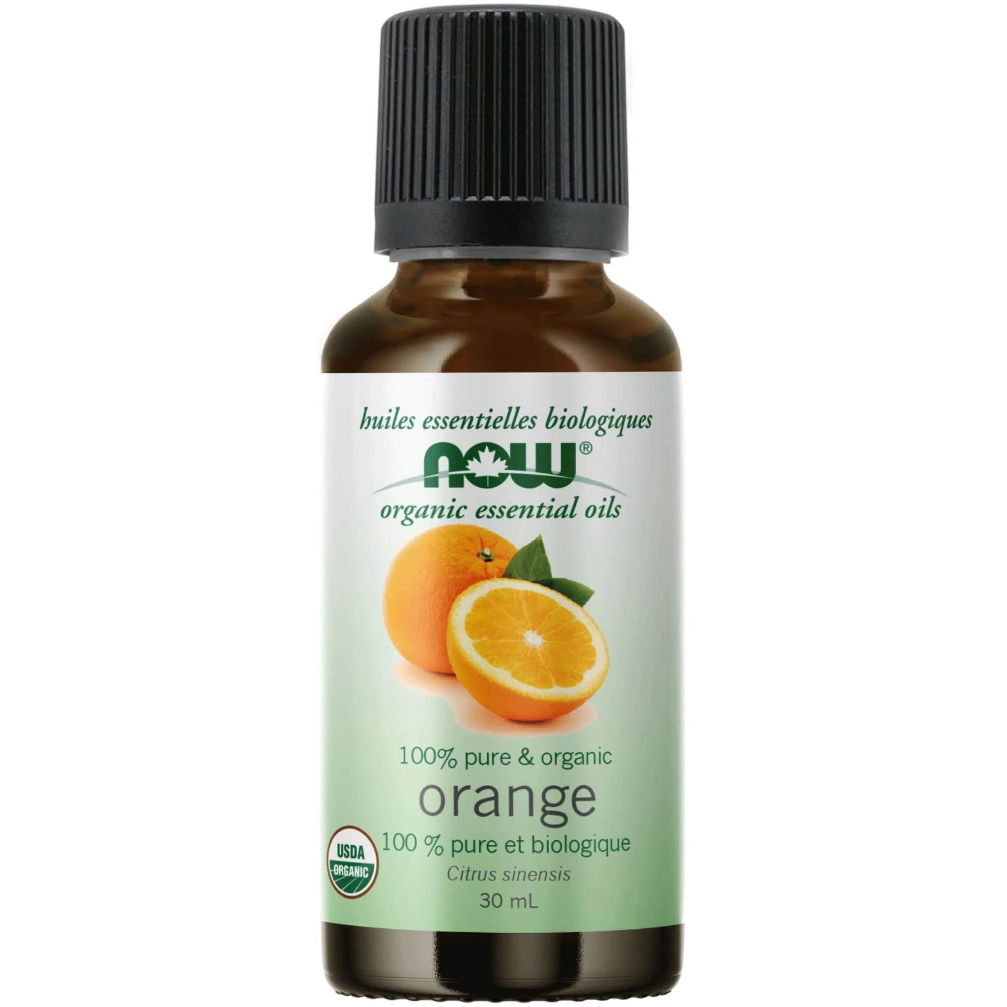 NOW Organic Orange Oil (Aromatherapy), 100% Pure, 30ml