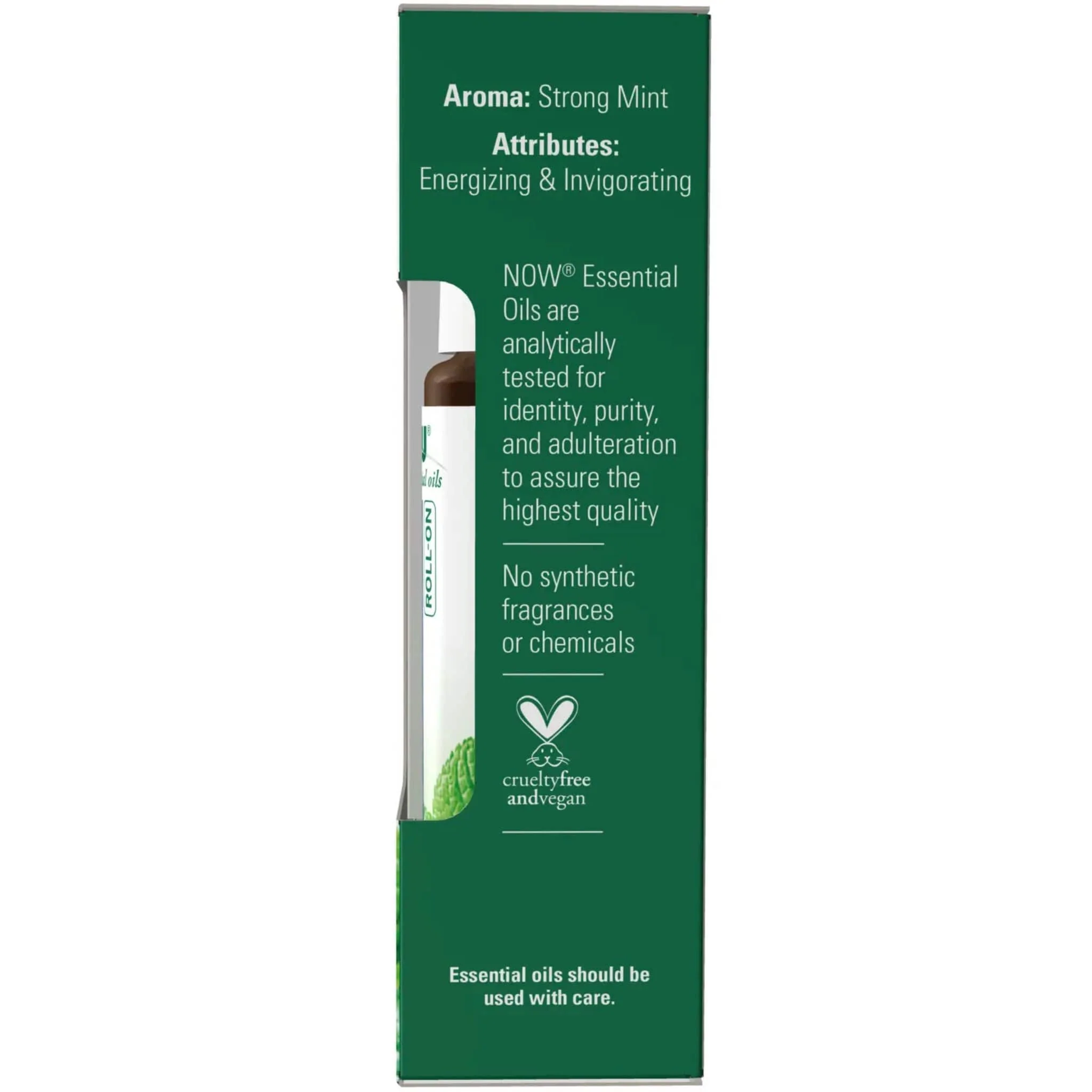 NOW Organic Peppermint Essential Oil Roll-On, 10ml - Image 3