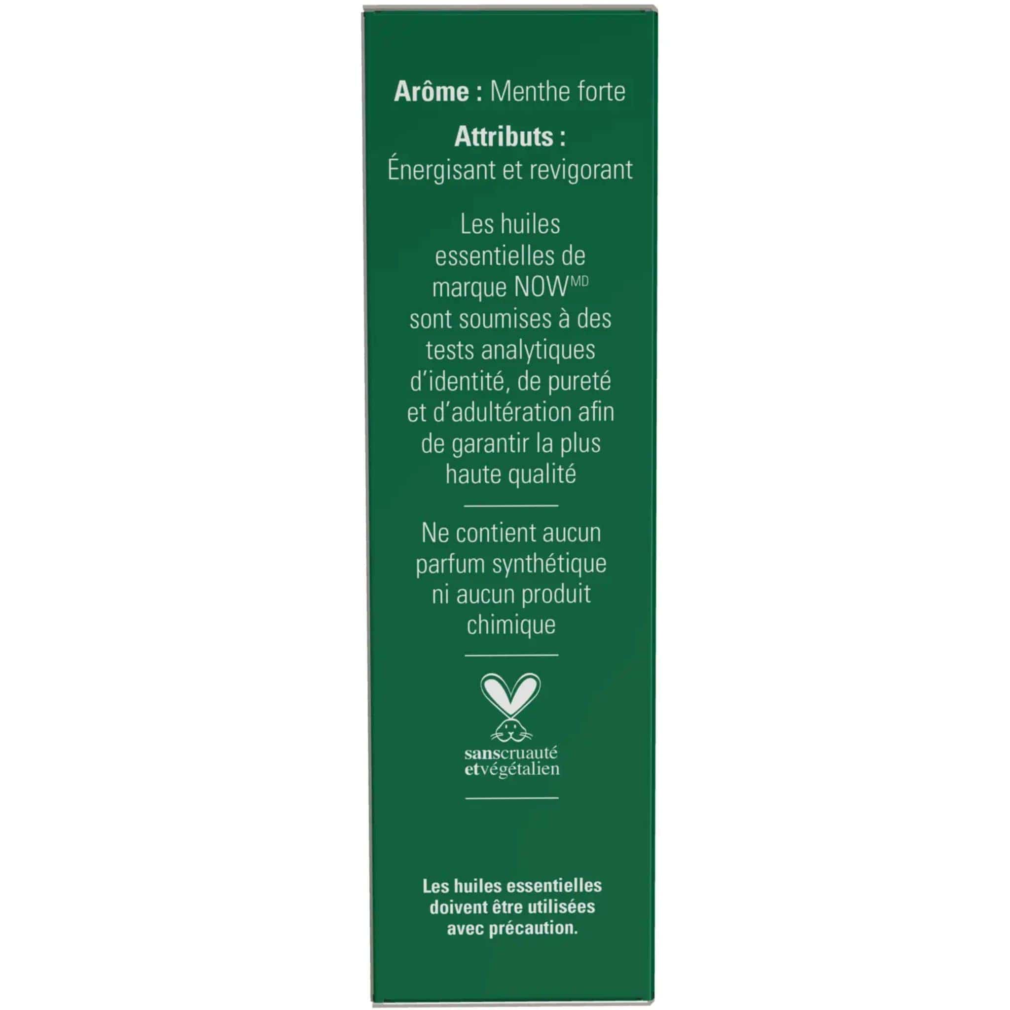 NOW Organic Peppermint Essential Oil Roll-On, 10ml - Image 4