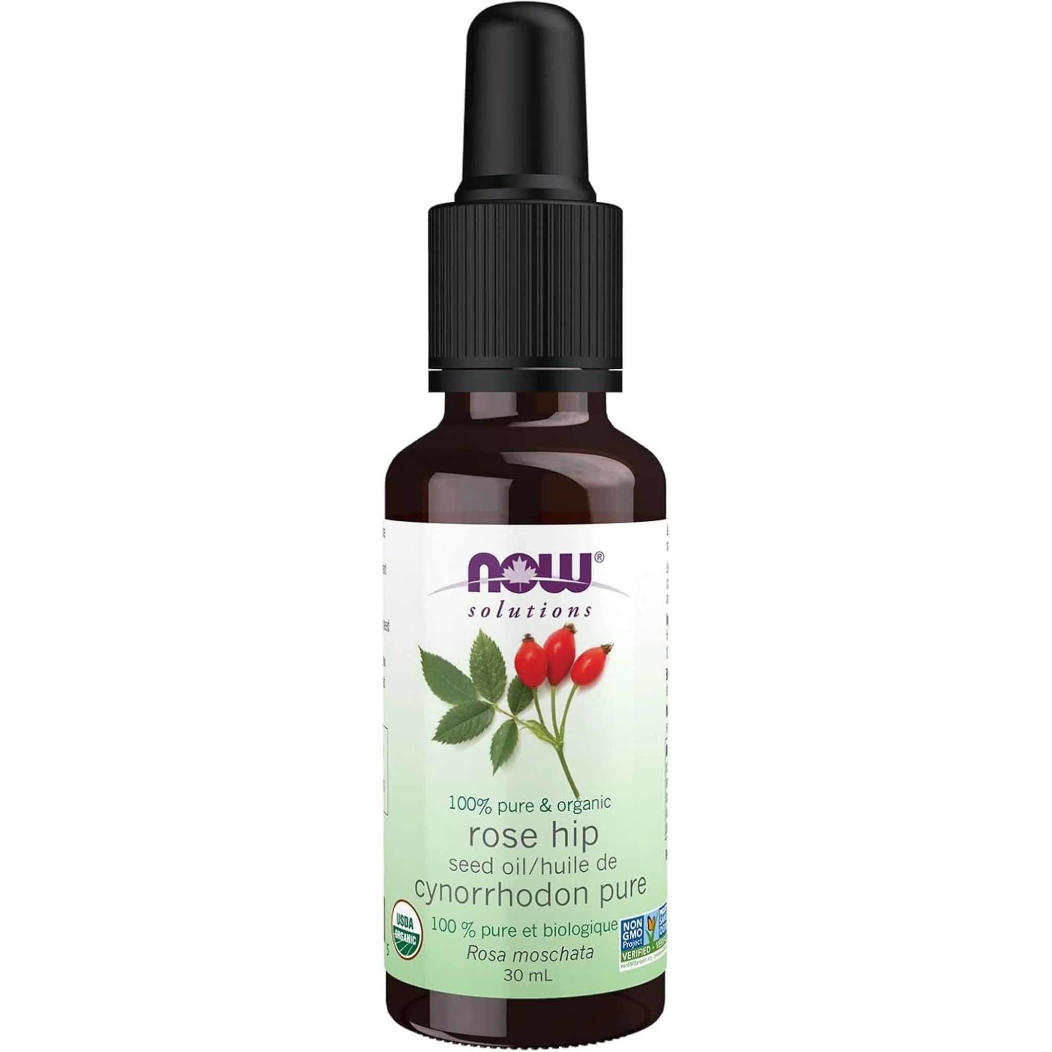 NOW Organic Rose Hip Seed Oil (Topical), 100% Pure, 30ml - Image 2