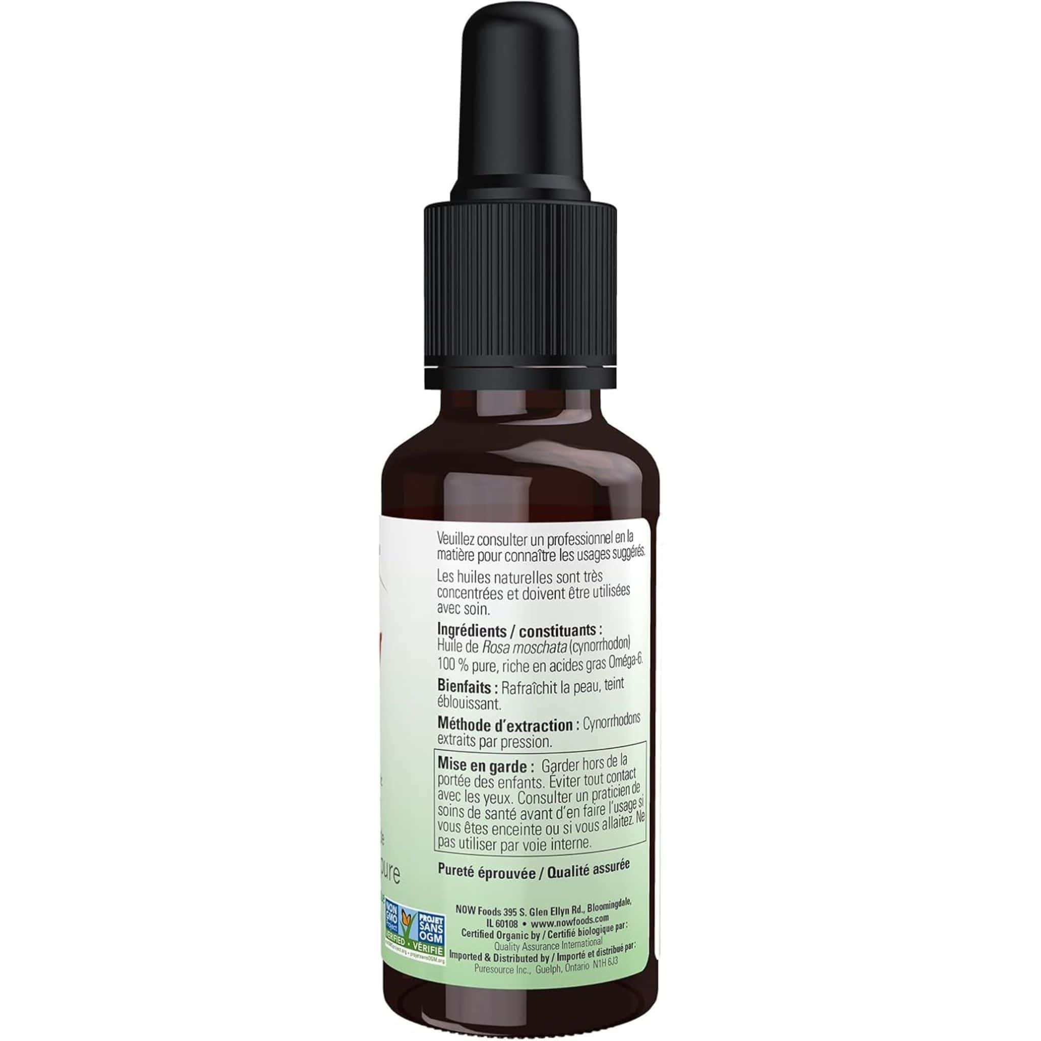 NOW Organic Rose Hip Seed Oil (Topical), 100% Pure, 30ml - Image 3