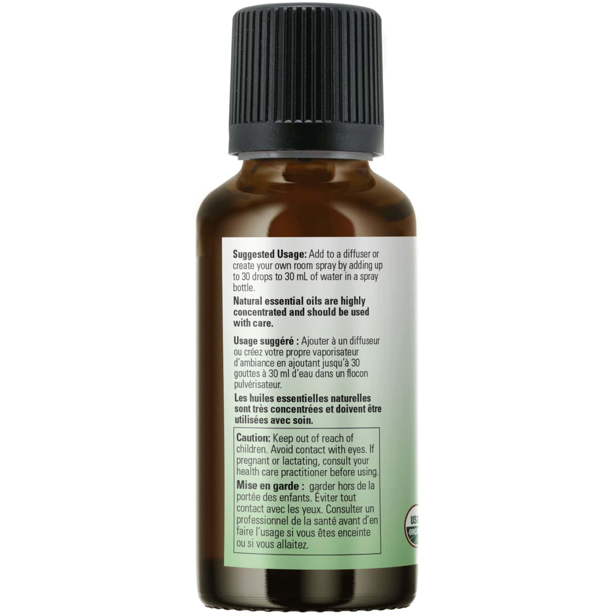 NOW Organic Rosemary Oil (Aromatherapy), 100% Pure, 30ml - Image 4