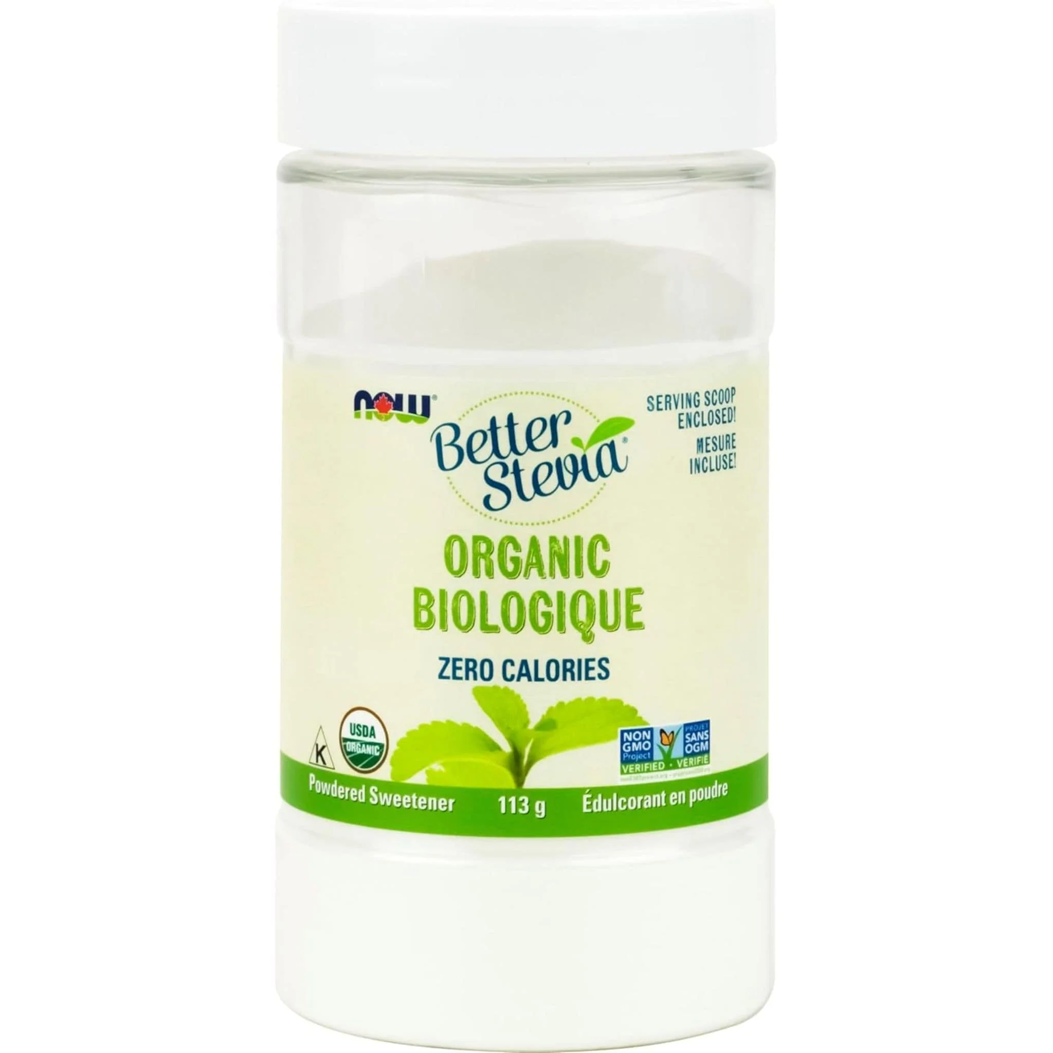 NOW Better Stevia Organic Stevia Extract Powder, Non-Bitter Aftertaste - Image 3
