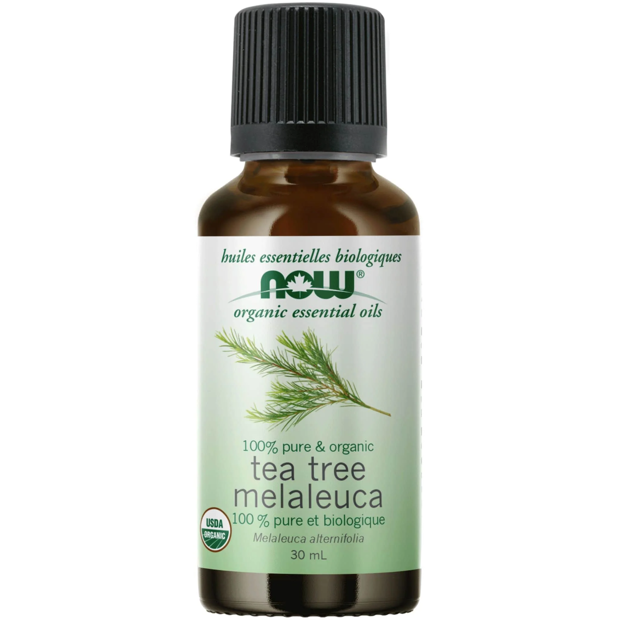 NOW Organic Tea Tree Oil (Aromatherapy), 100% Pure, 30ml