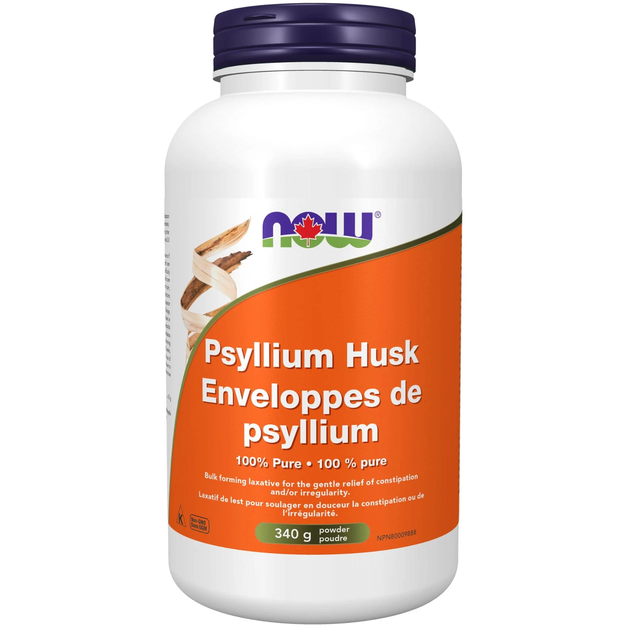 NOW Psyllium Husk Powder, 340g - Image 2