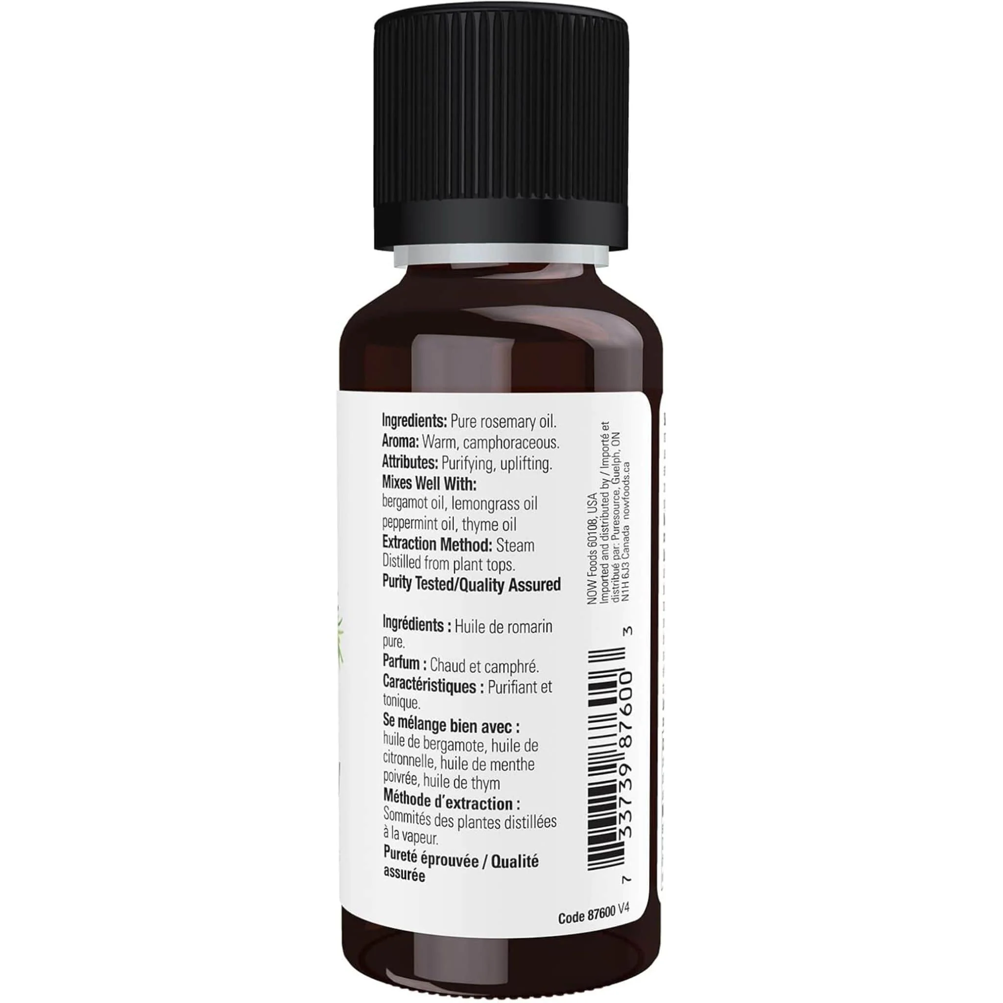 NOW Rosemary Oil (Aromatherapy), 100% Pure - Image 3