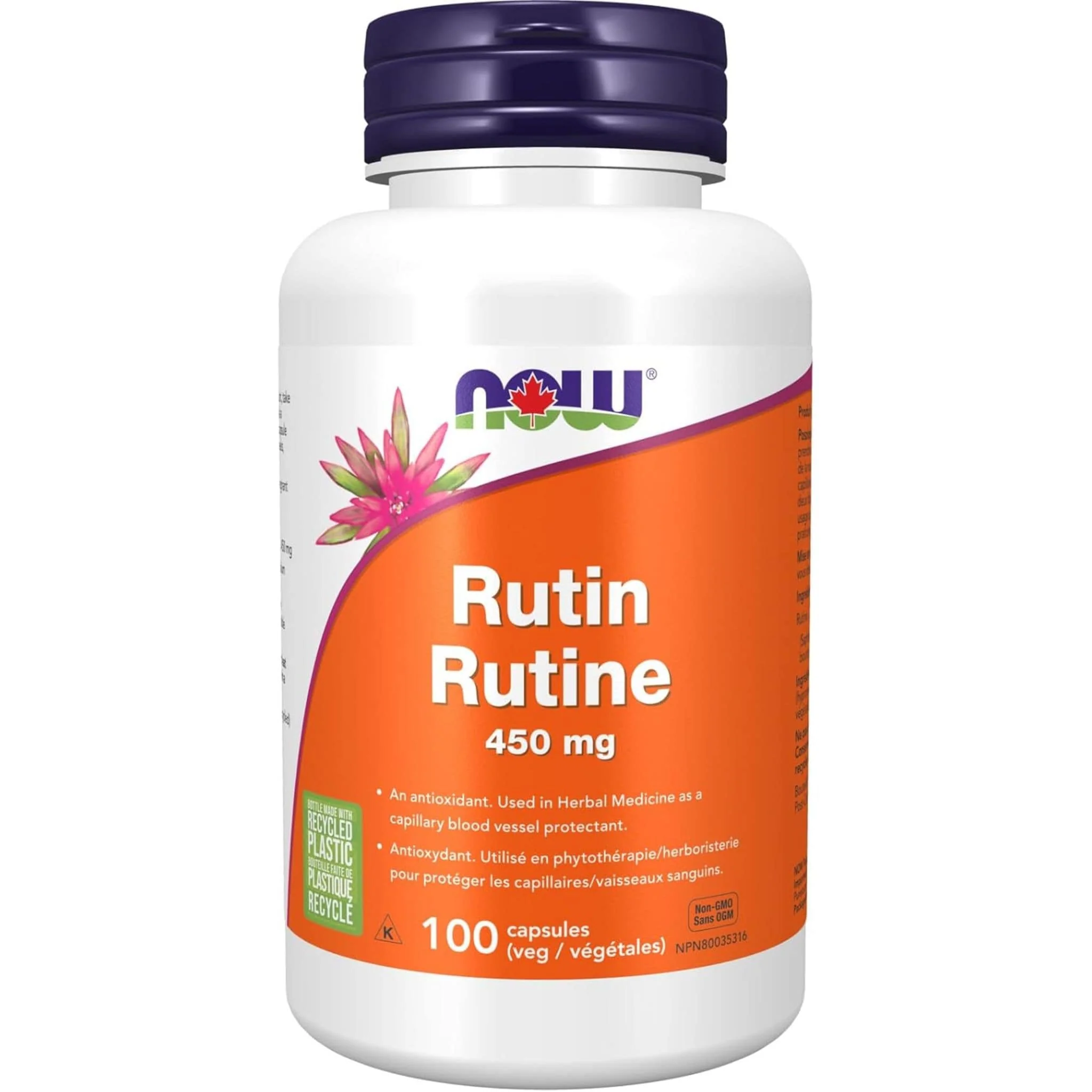 NOW Rutin, 450mg, 100 VCaps
