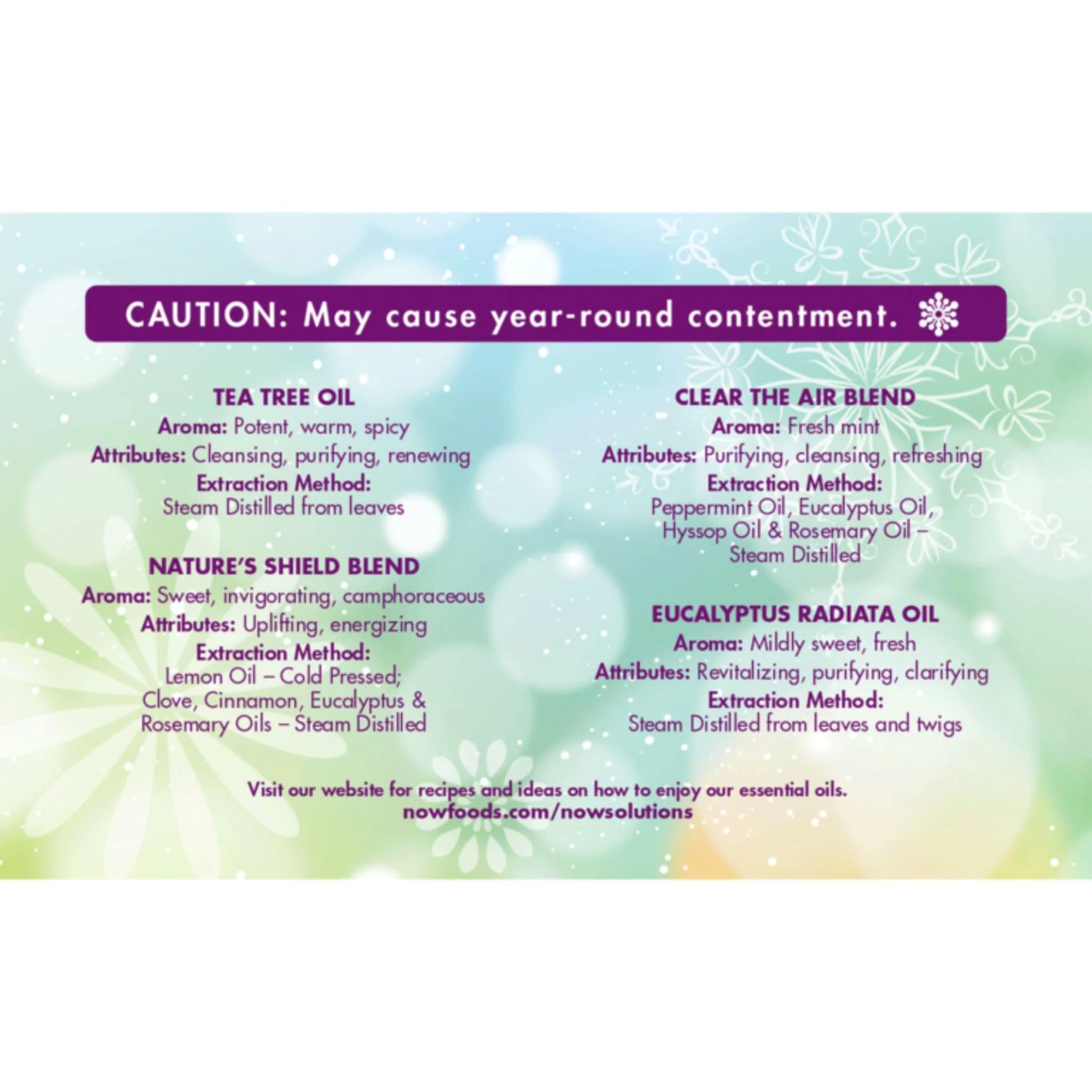 NOW Seasonal Changes Essential Oil Kit - Image 3