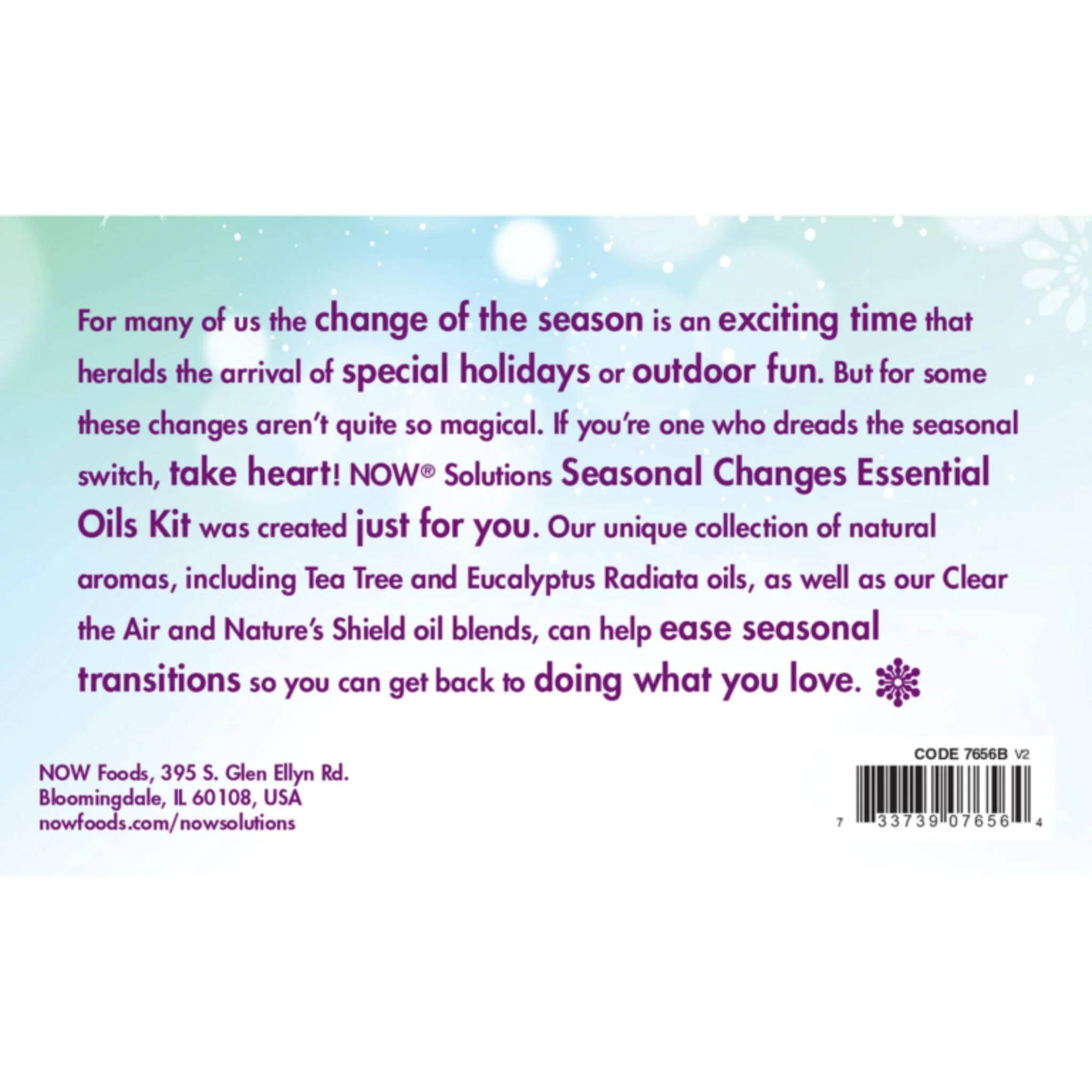NOW Seasonal Changes Essential Oil Kit - Image 4