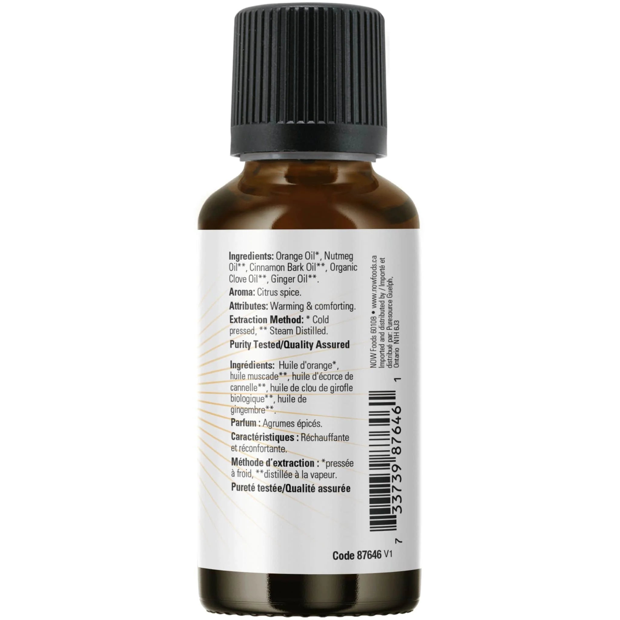 NOW Spiced Cider Essential Oil Blend, 30ml - Image 4