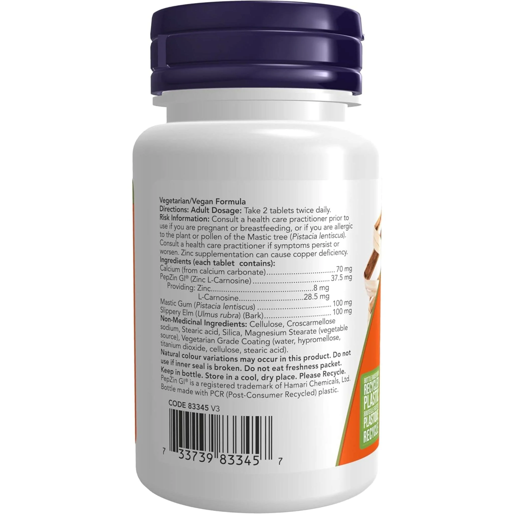 NOW Ulcetrol with PepZen GI, 60 Tablets - Image 2