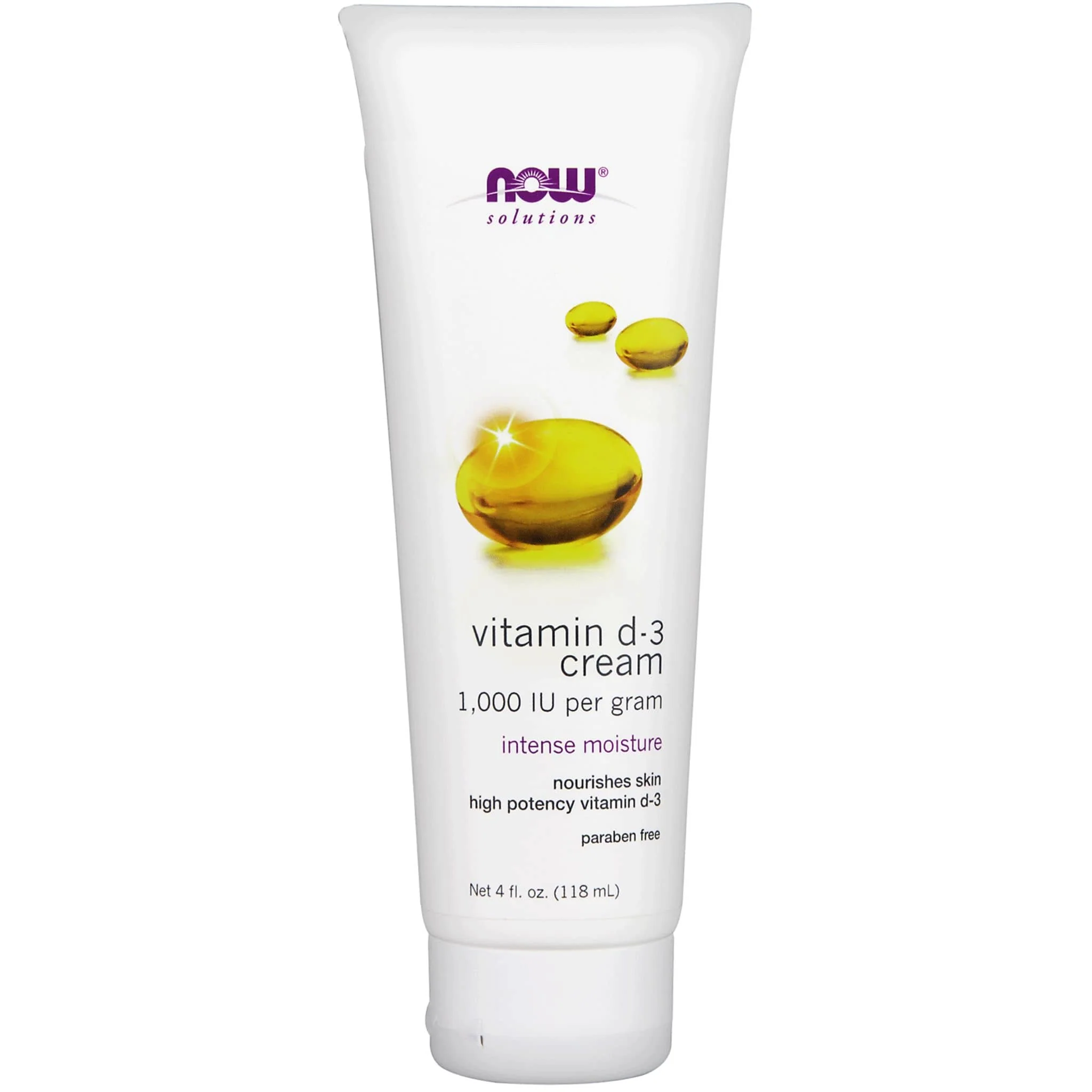 NOW Vitamin D3 Cream, 118ml - Image 2