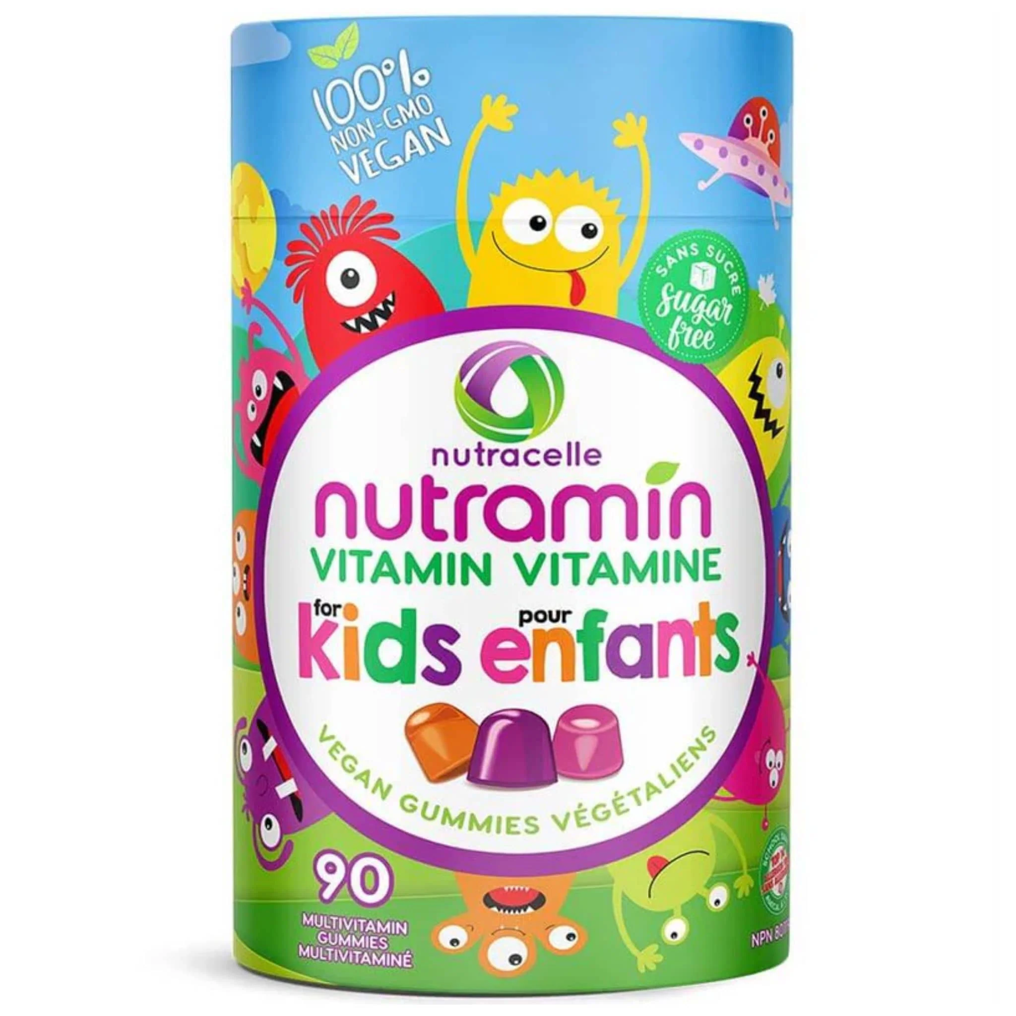 Nutramin Kids Vegan Multivitamin Gummies, 90 Gummies - Image 3