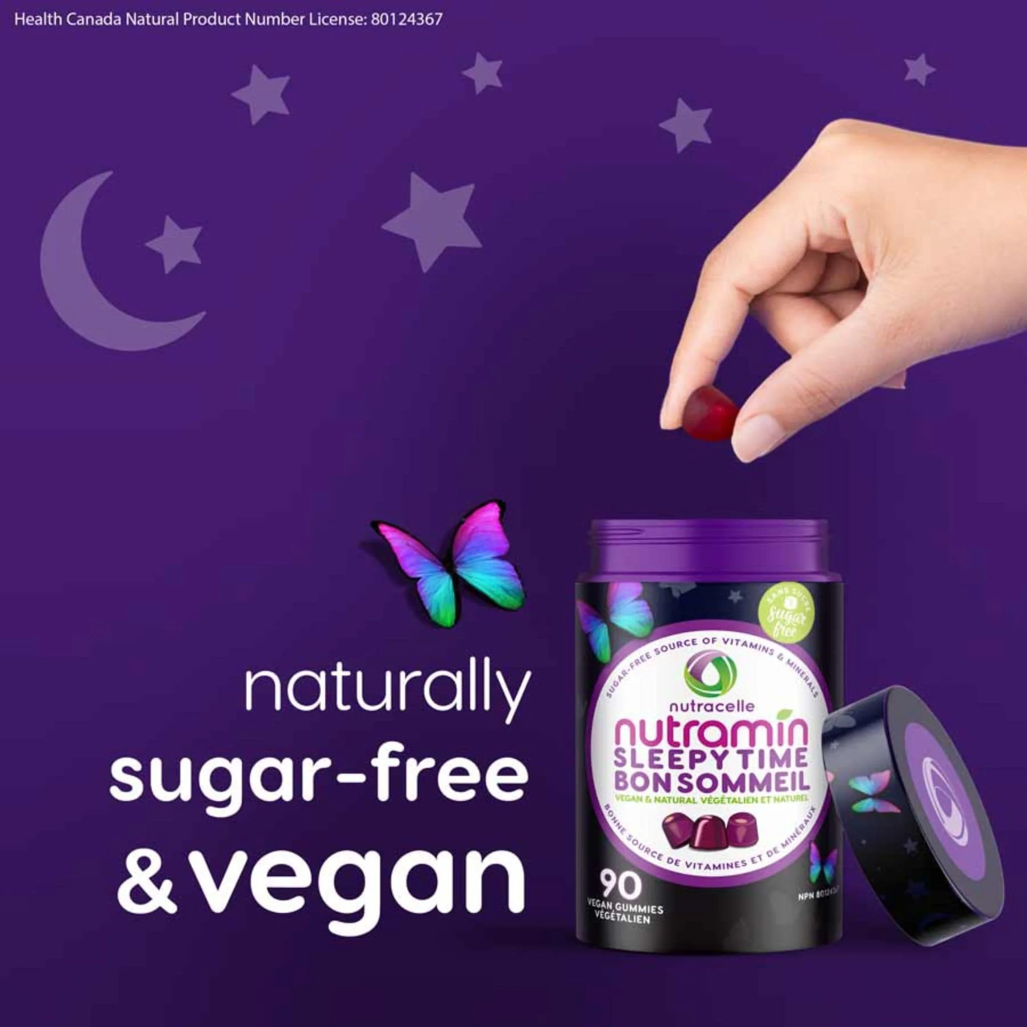Nutramin Sleepy Time Vegan Gummies, 90 Vegan Gummies - Image 3