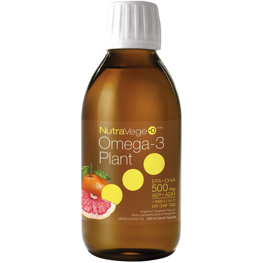 NutraSea NutraVege Omega-3 +D Liquid - Image 2