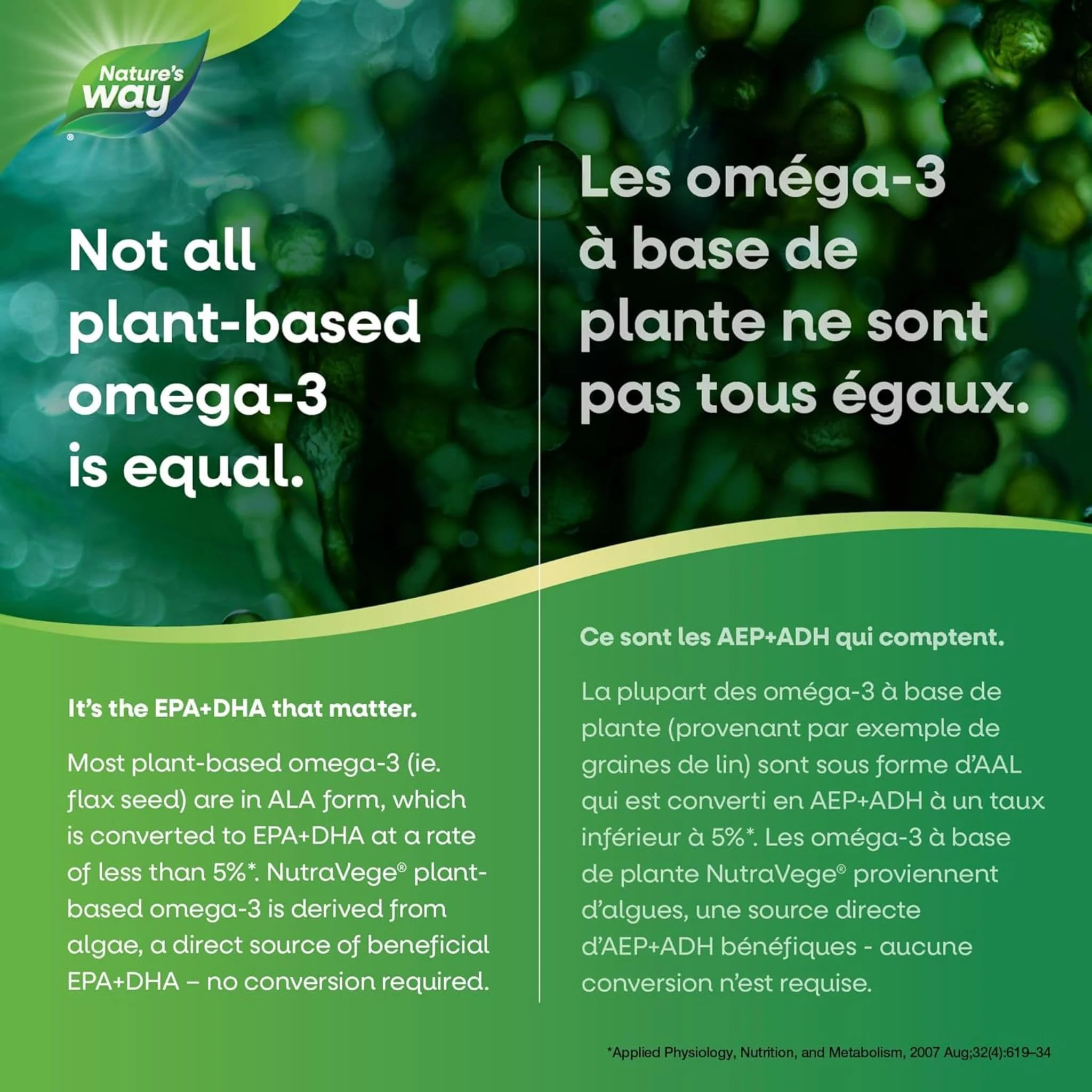 NutraSea NutraVege Omega-3 Plant Liquid Gels - Image 12