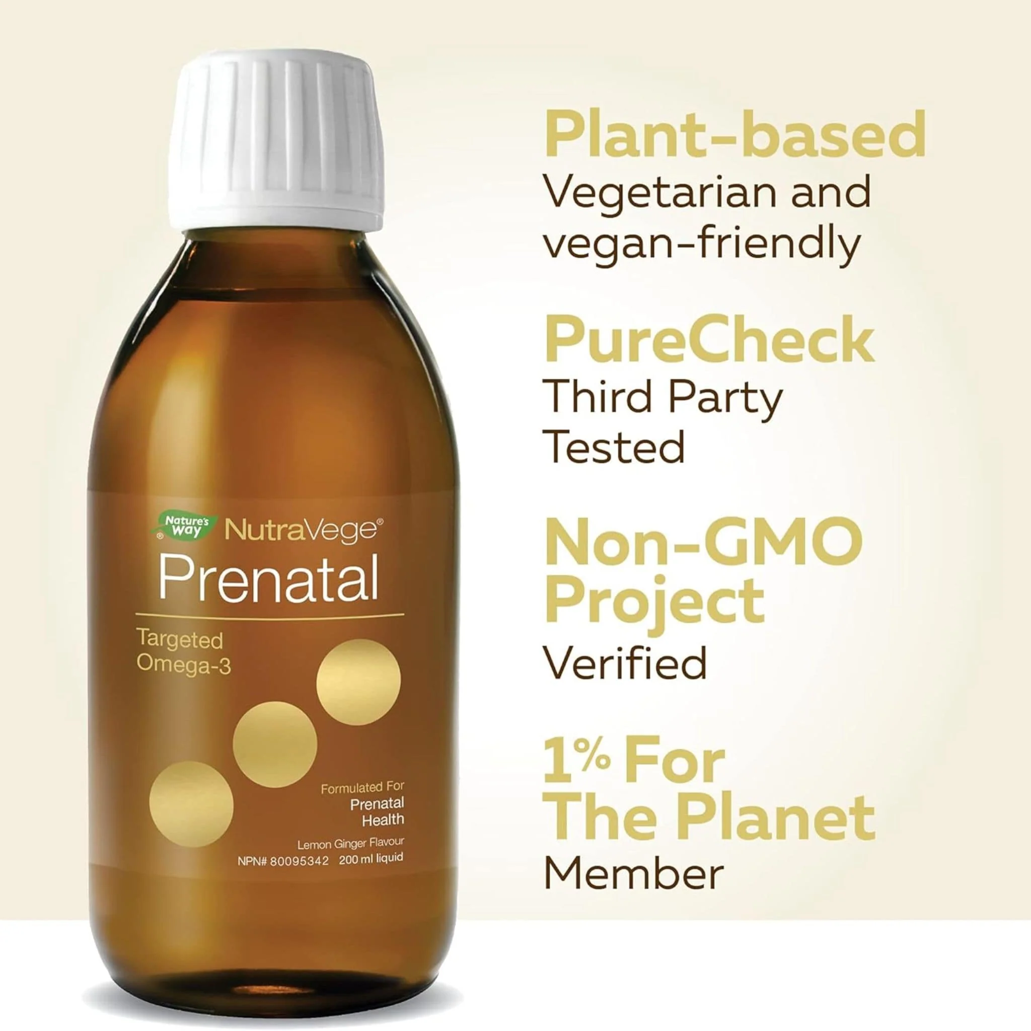 NutraVege Prenatal Targeted Omega-3 (Vegan Friendly), 200ml - Image 6