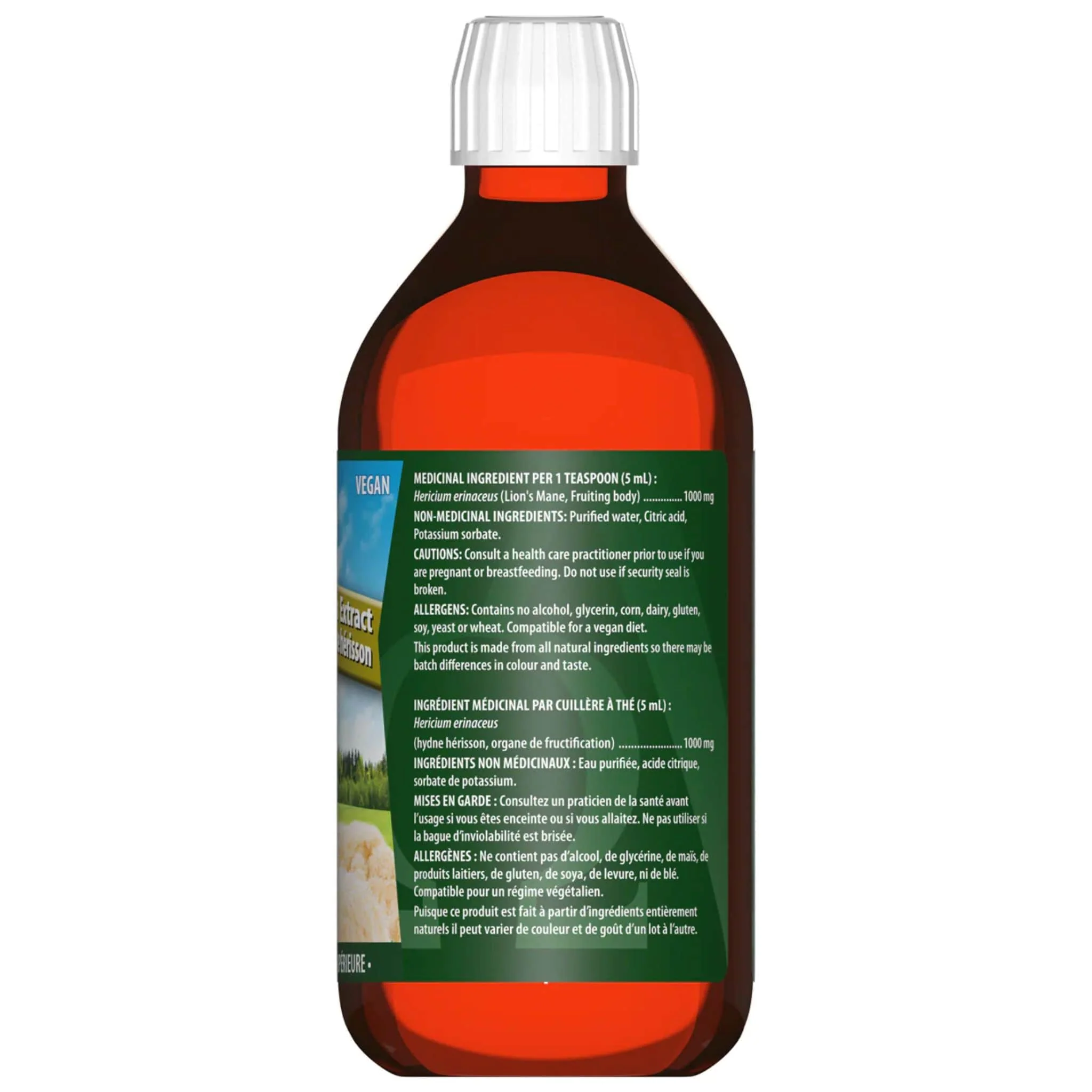 Omega Alpha Lion's Mane Mushroom Liquid Extract 1000mg, Fast Absorbing, No Alcohol or Sweeteners, Immunomodulating, 250ml - Image 2
