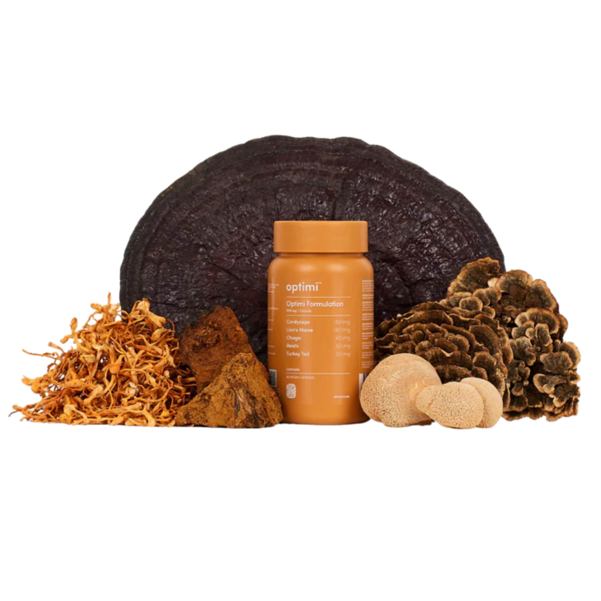 Optimi Formulation with Multi Mushrooms, 60 Vegetable Capsules - Image 5