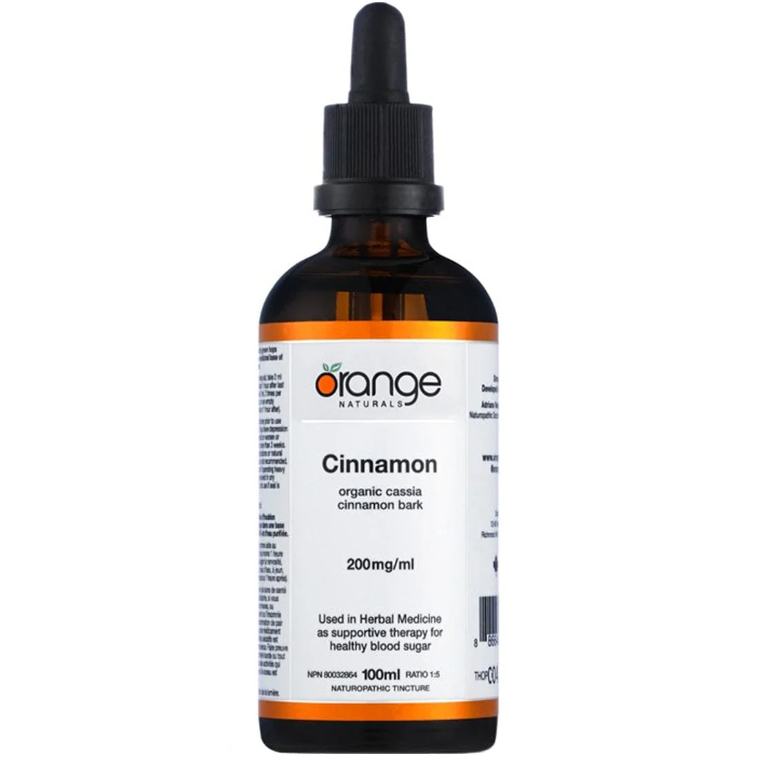 Orange Naturals Cinnamon, 100ml Tincture - Image 2