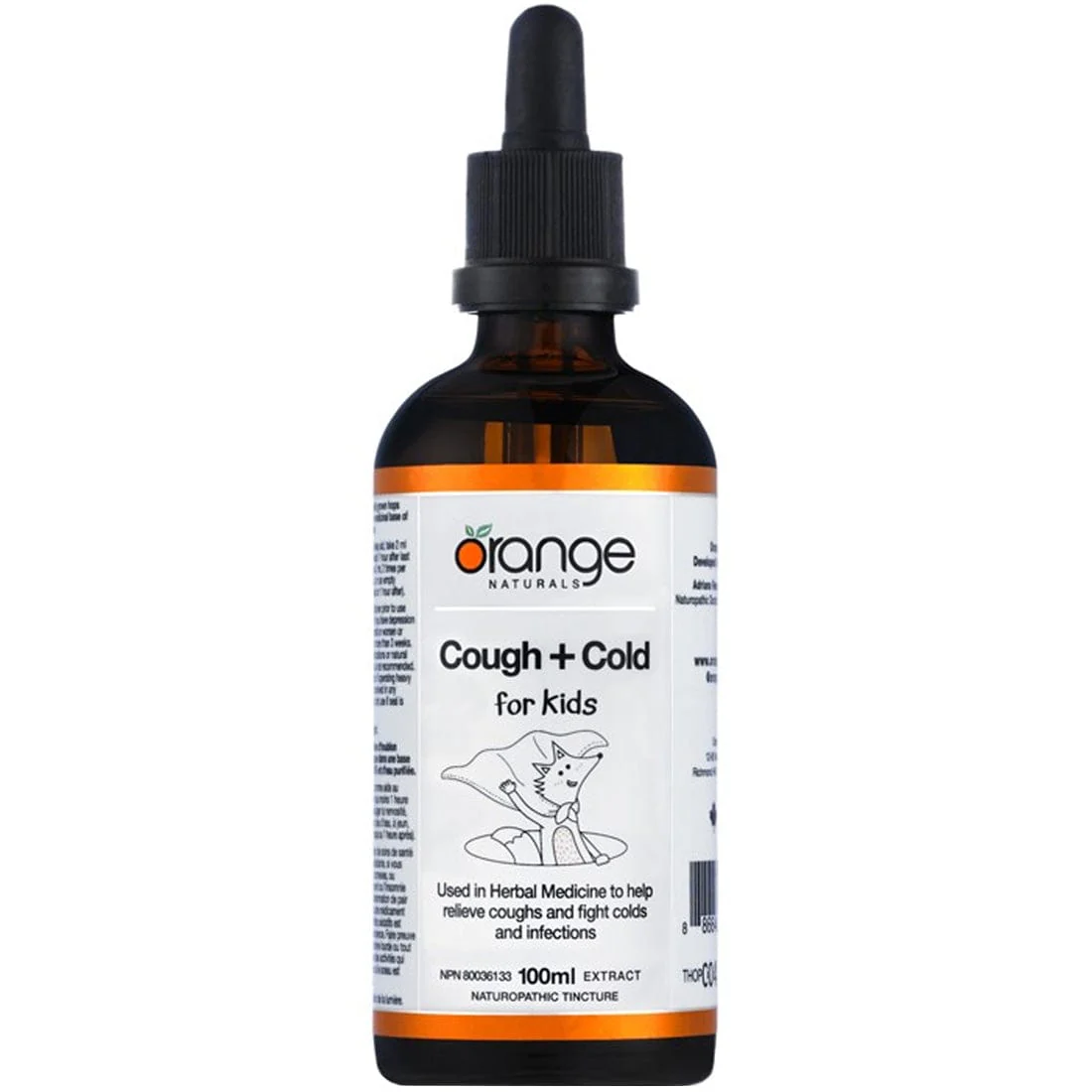 Orange Naturals Cough + Cold For Kids, 100ml Tincture - Image 2