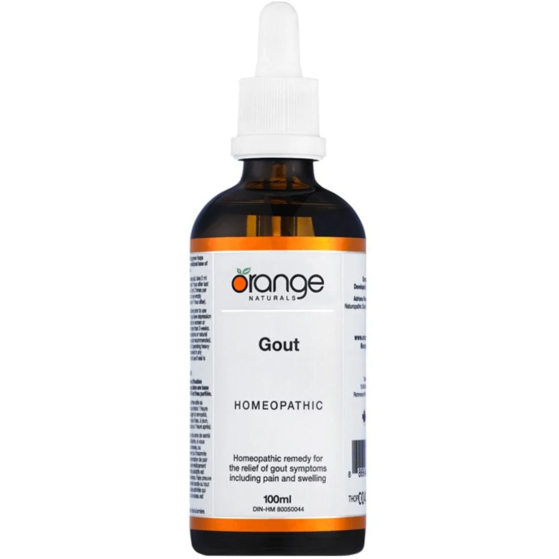 Orange Naturals Gout Homeopathic Remedy, 100ml